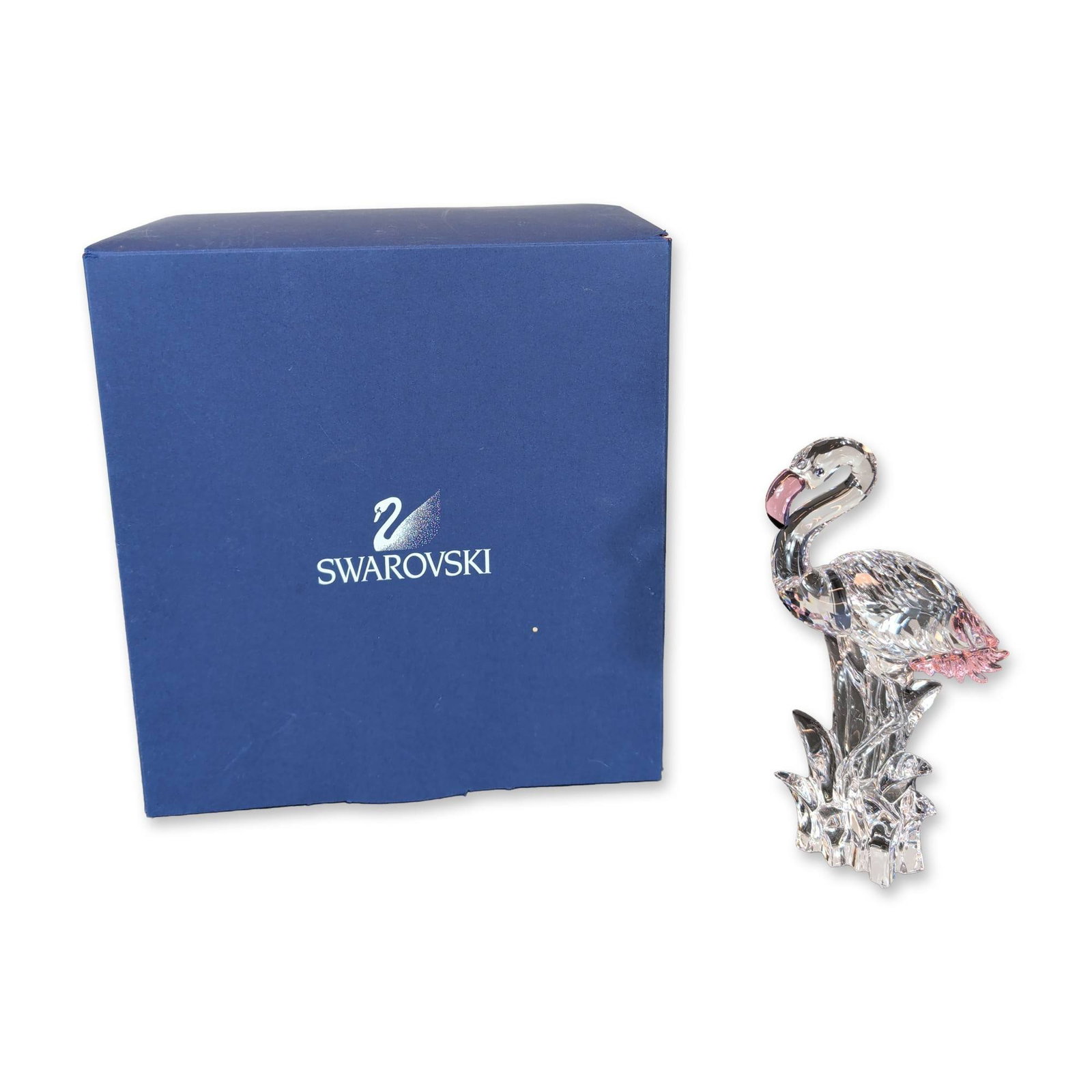 Swarovski Faceted Crystal Flamingo Figurine (1 of 5)