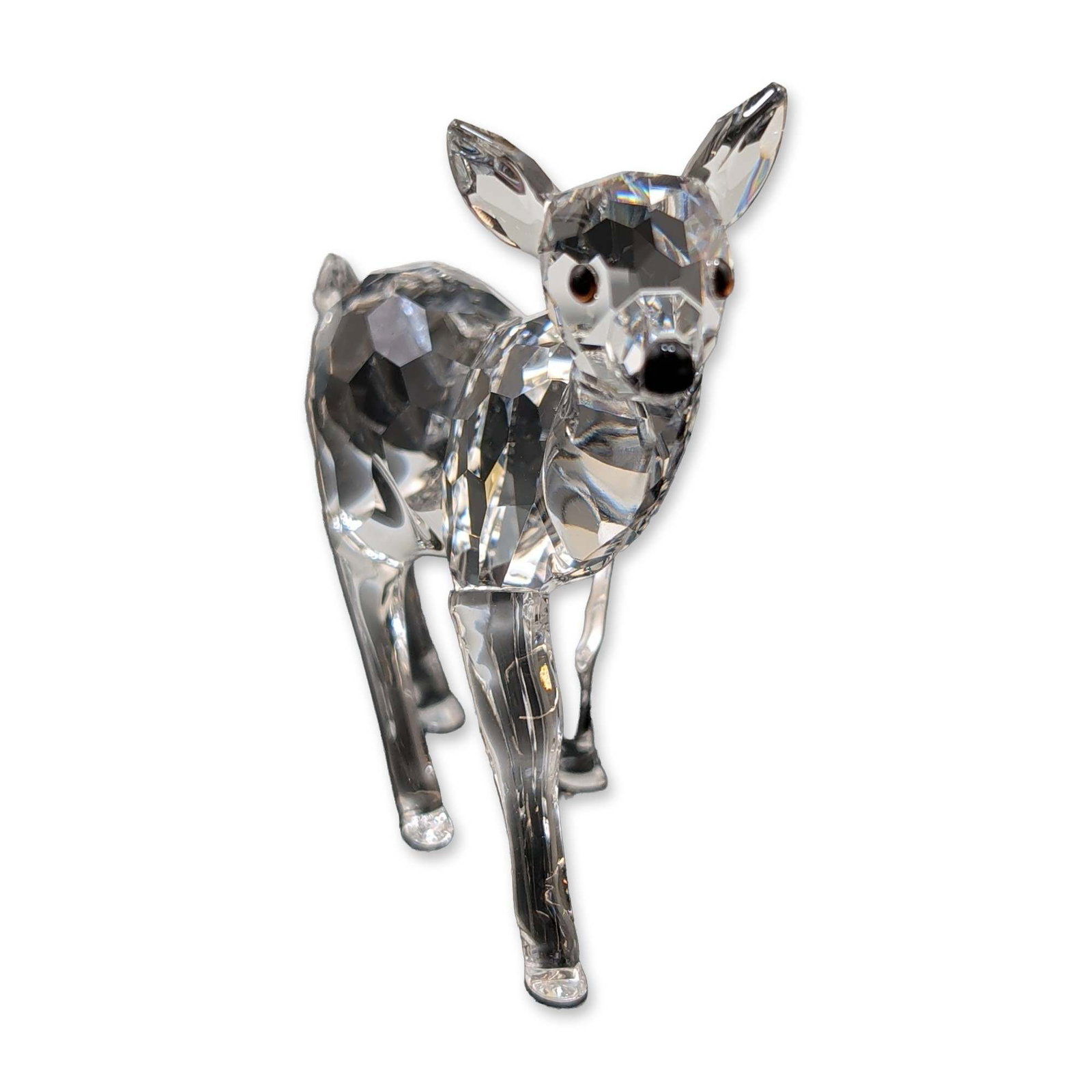 Swarovski Silver Crystal Figurine, Fawn (1 of 4)