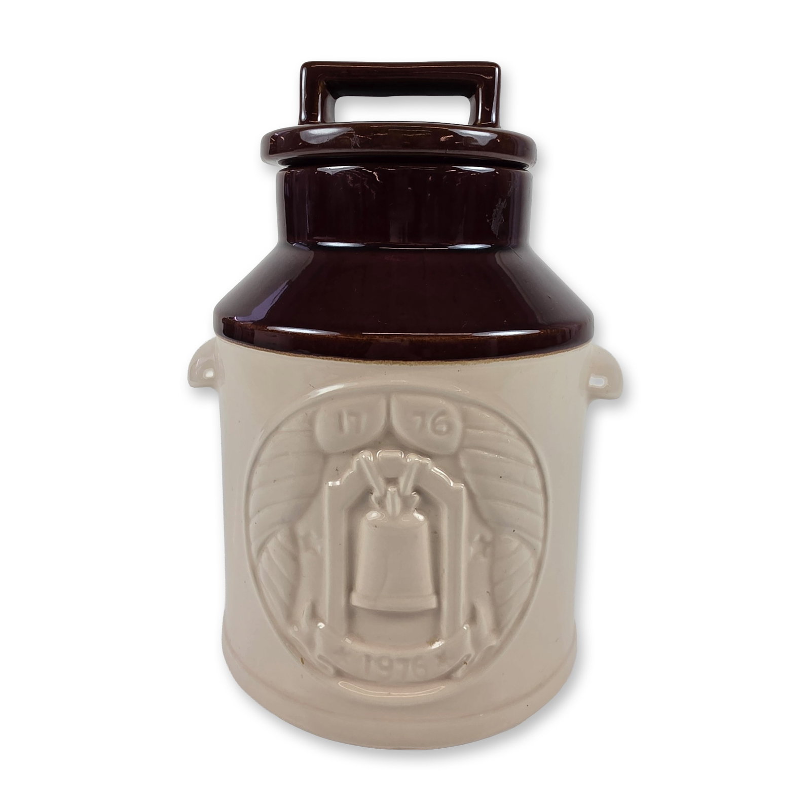 McCoy Bicentennial Milk Can Cookie Jar (1 of 4)
