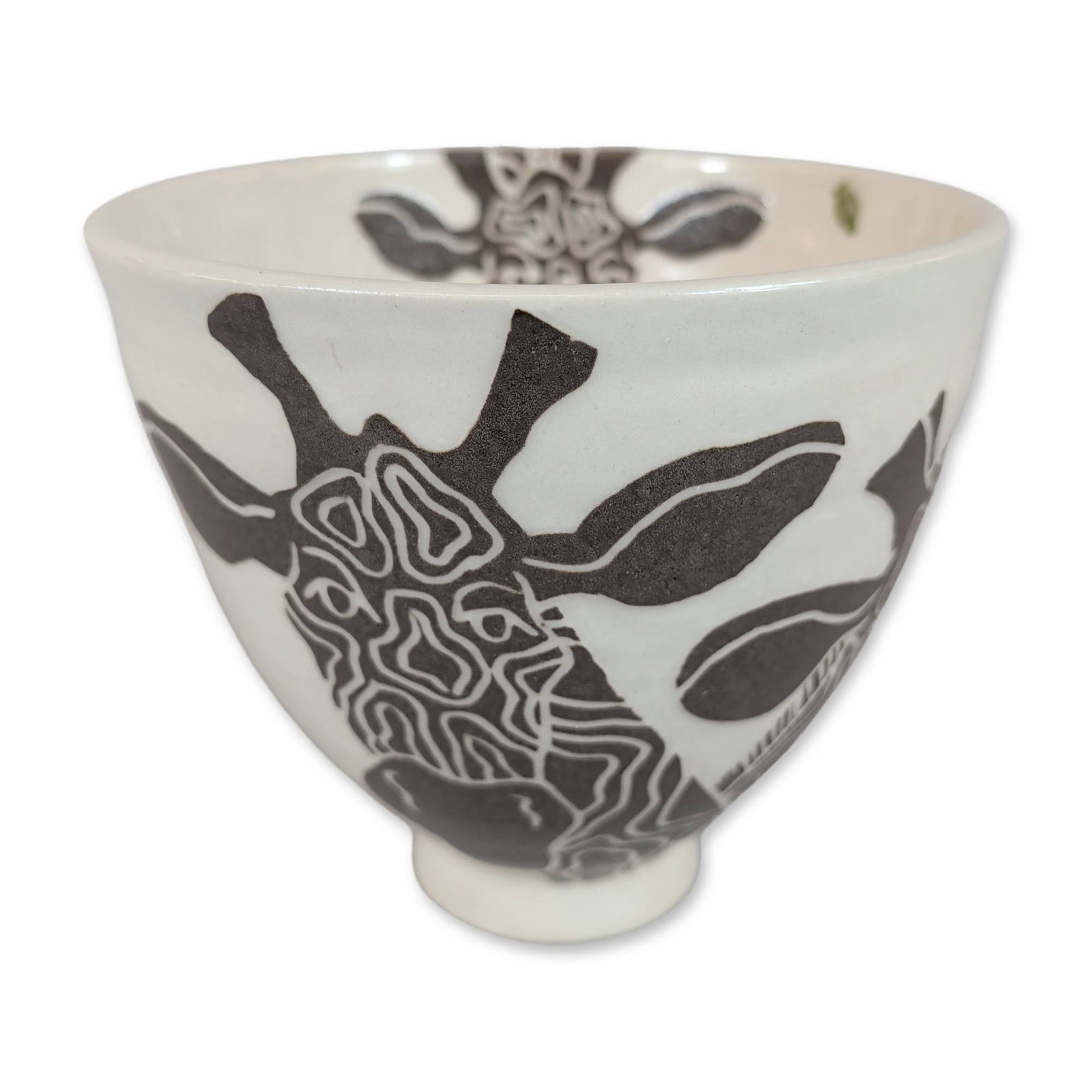 Karis Swink Barry Giraffe Ceramic Bowl (1 of 3)