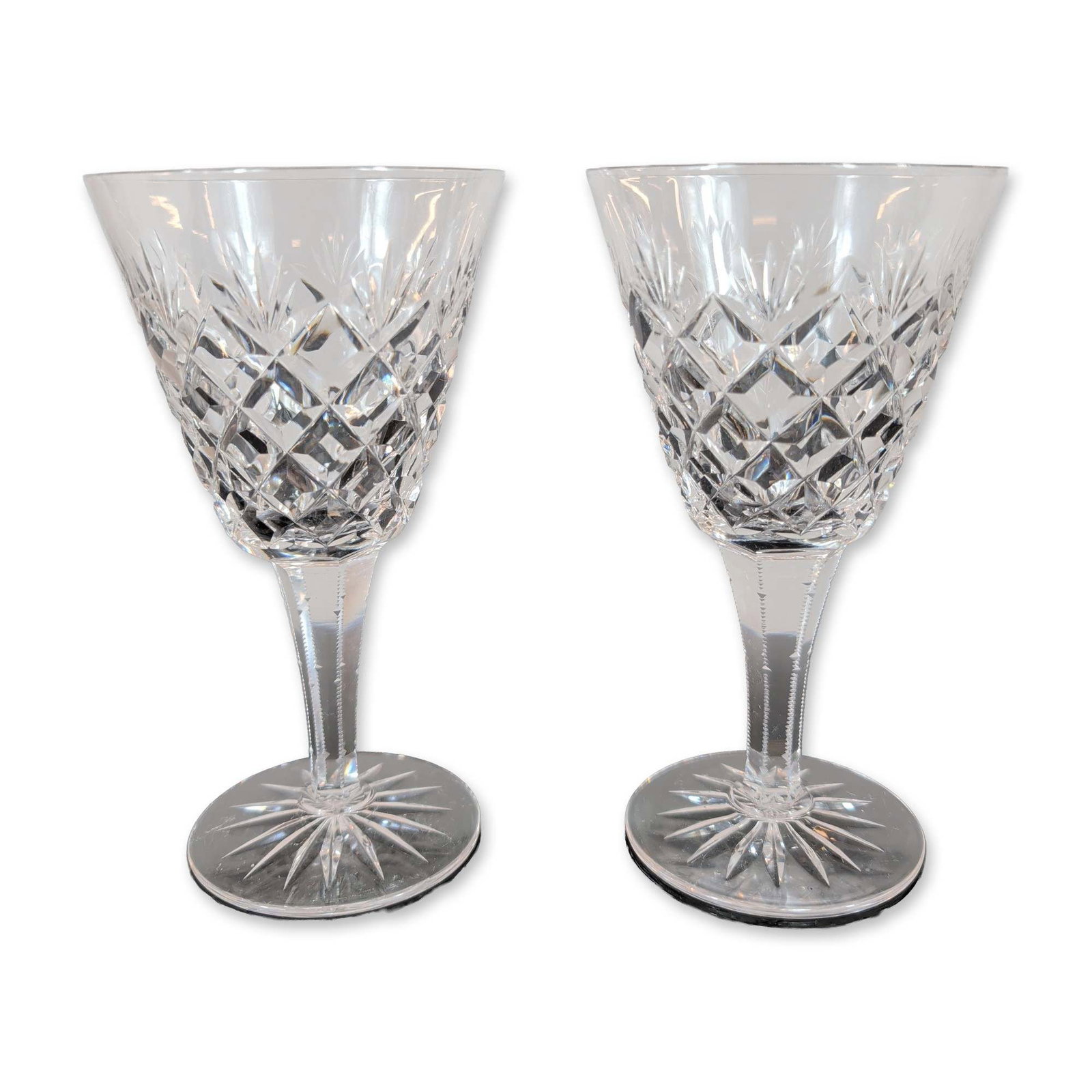 Pair of Crystal Wine Glasses (1 of 3)