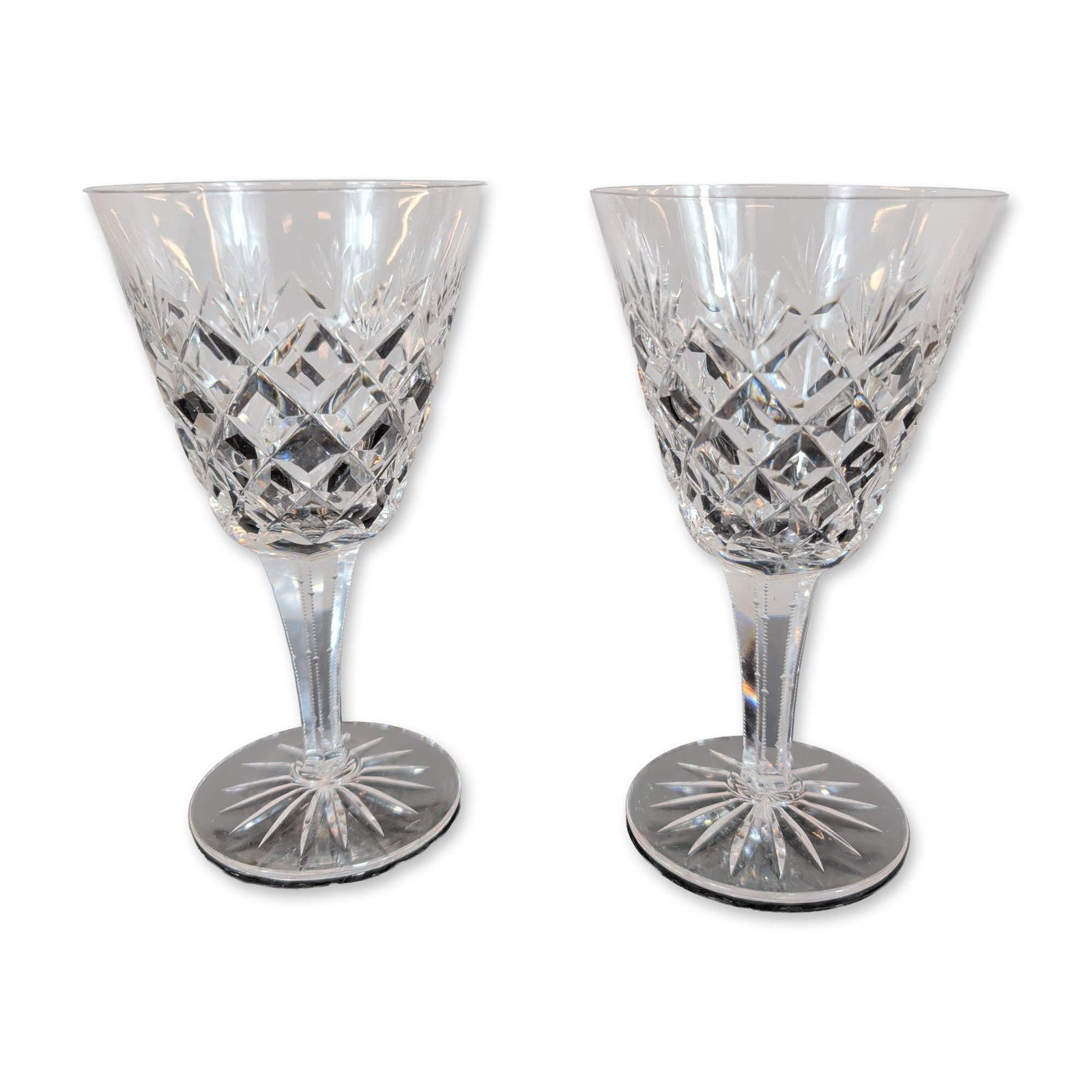 Pair of Cut Crystal Goblets (1 of 3)
