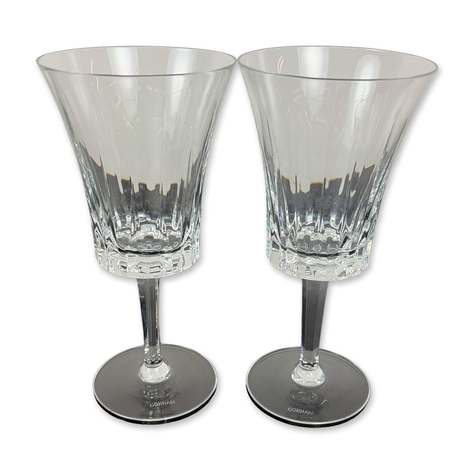 Pair of Gorham Richelieu-Rondo Water Goblets (1 of 2)
