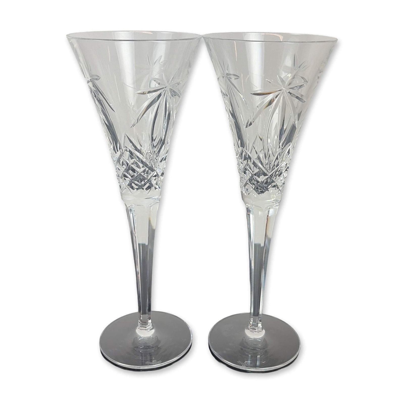 Pair of Waterford Crystal Toasting Flutes (1 of 2)