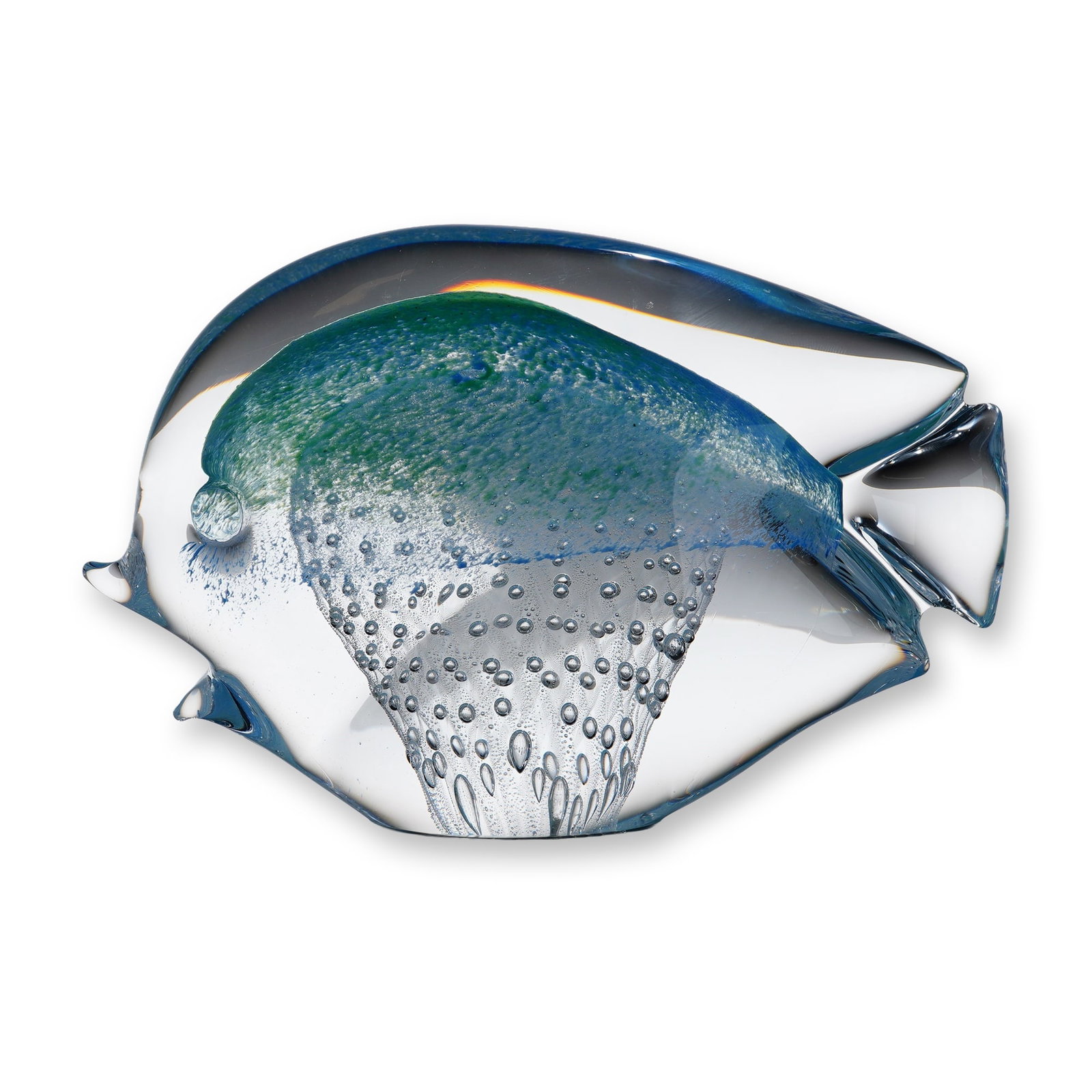 Marcolin Sweden Sommerso Art Glass Fish Sculpture (1 of 4)