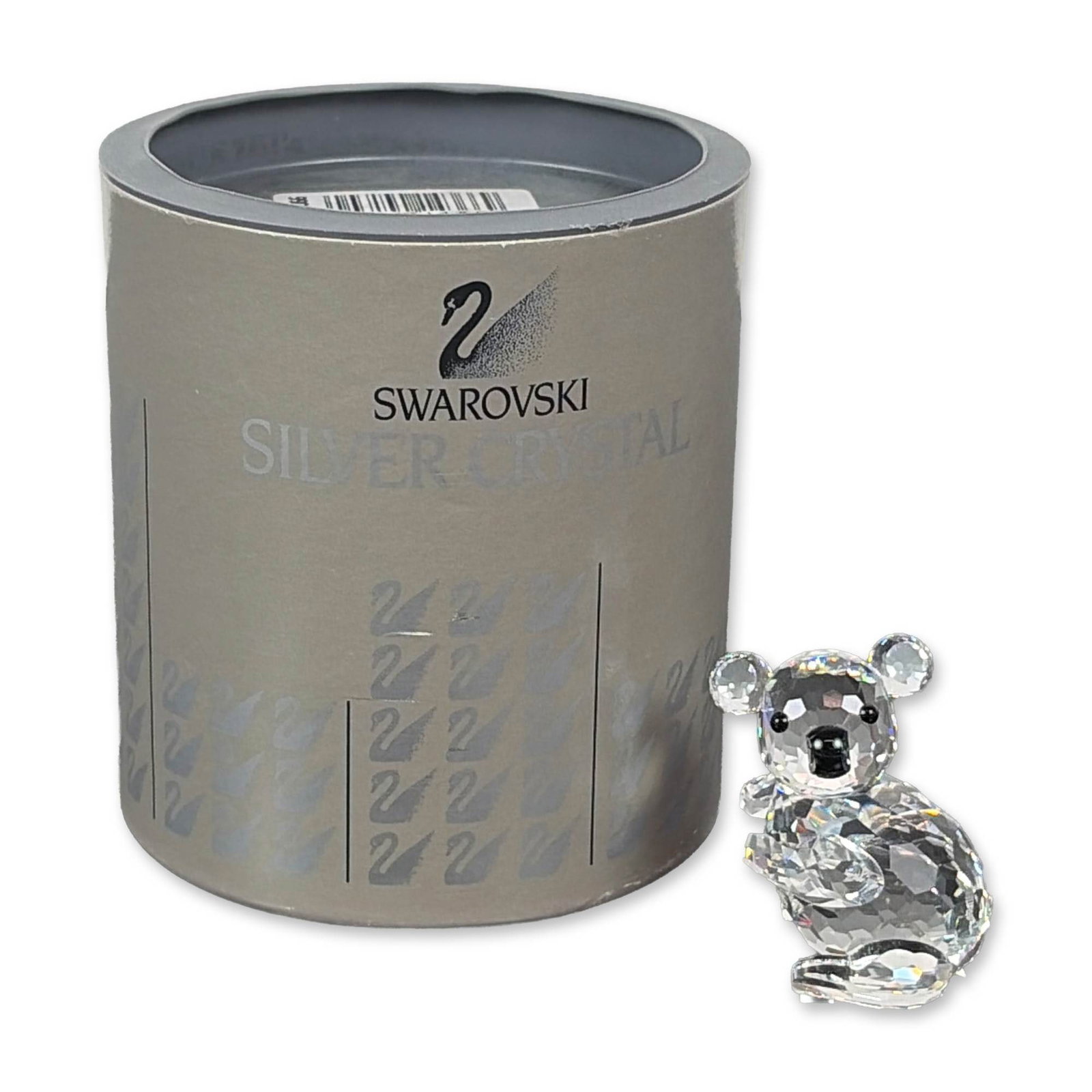 Swarovski Austrian Silver Crystal Koala Figurine (1 of 4)
