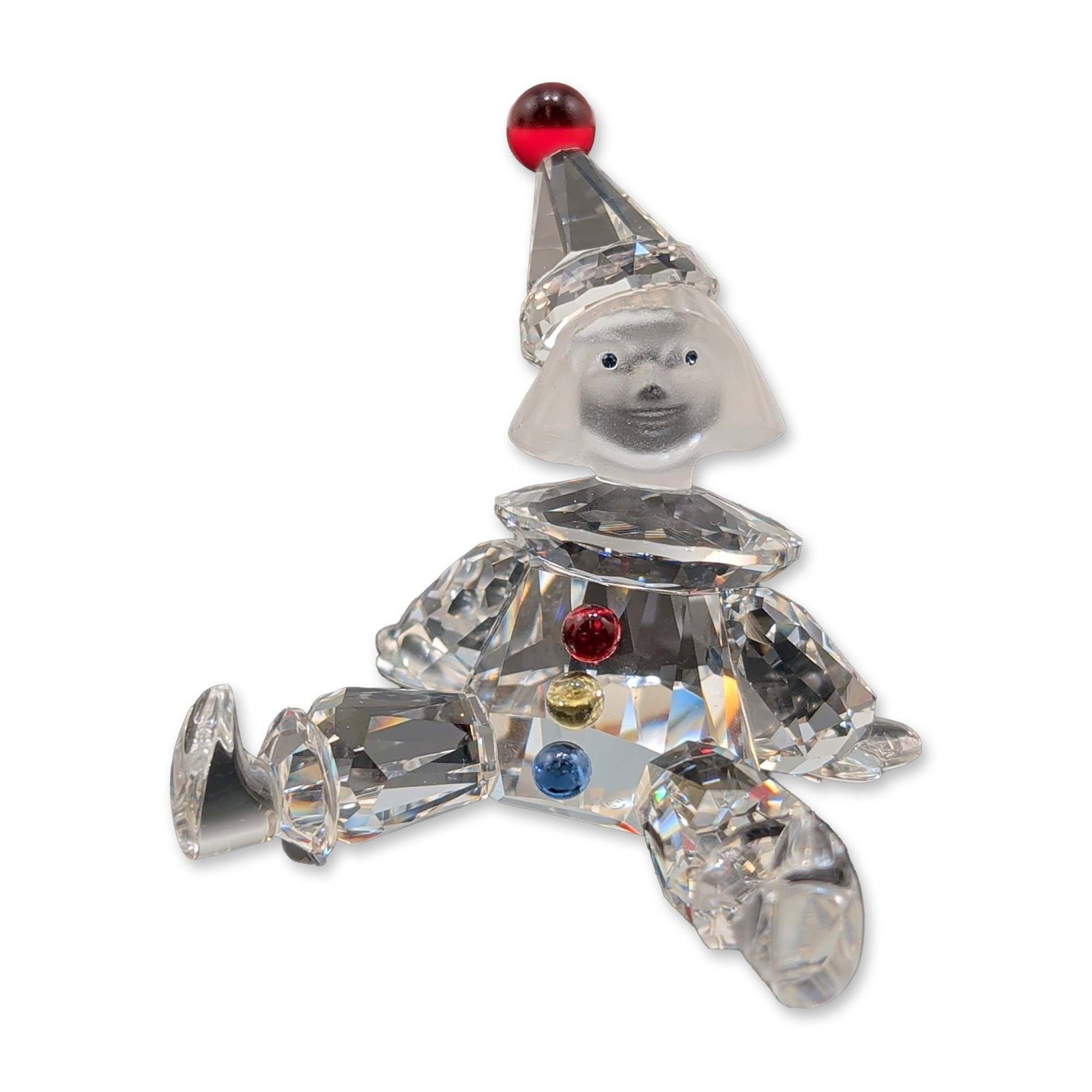 Swarovski Crystal Figurine, Puppet Clown Figurine (1 of 5)