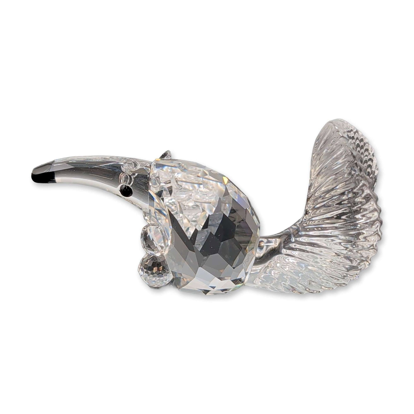 Swarovski Silver Crystal Figurine, Anteater (1 of 4)