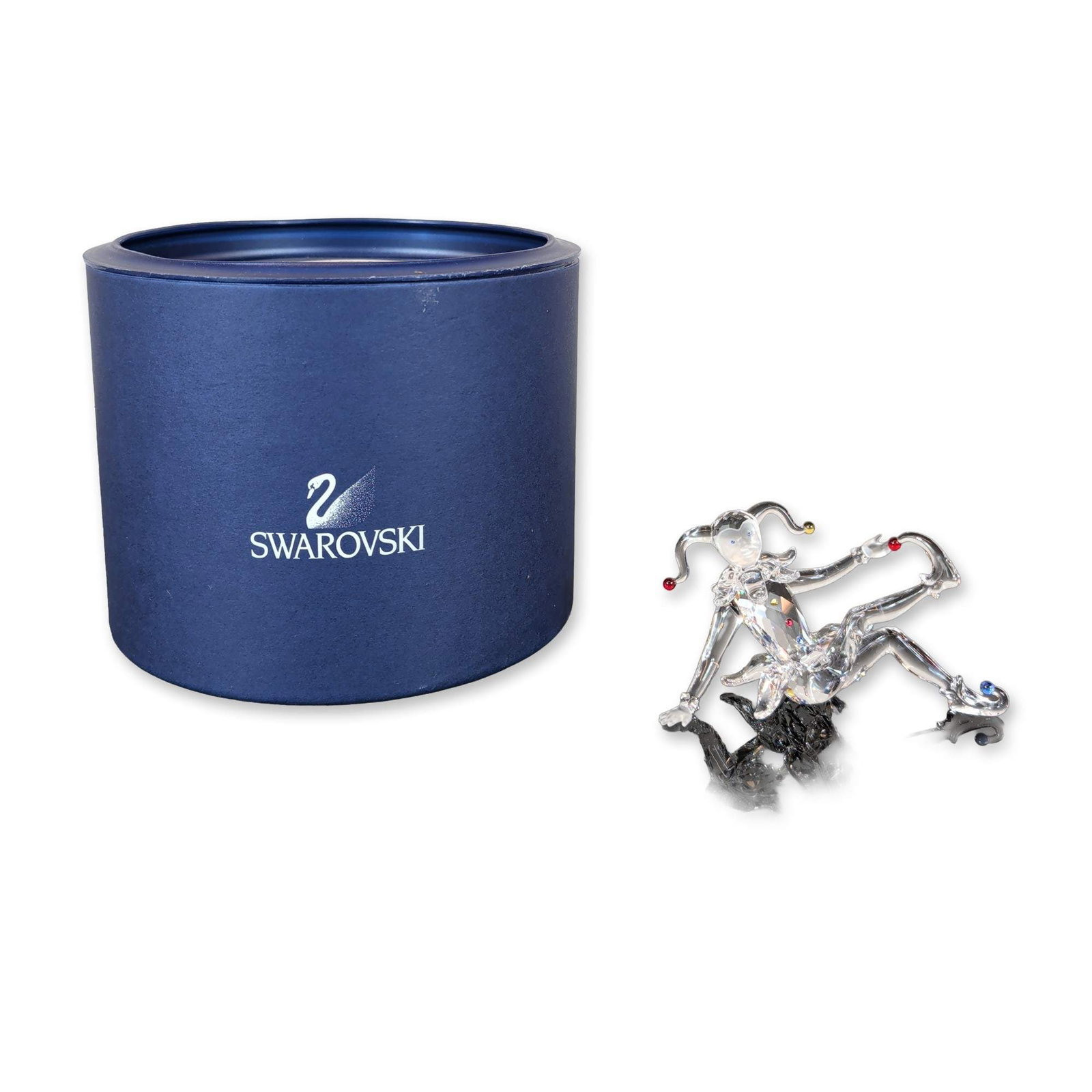 Swarovski Silver Crystal Jester Figurine (1 of 4)