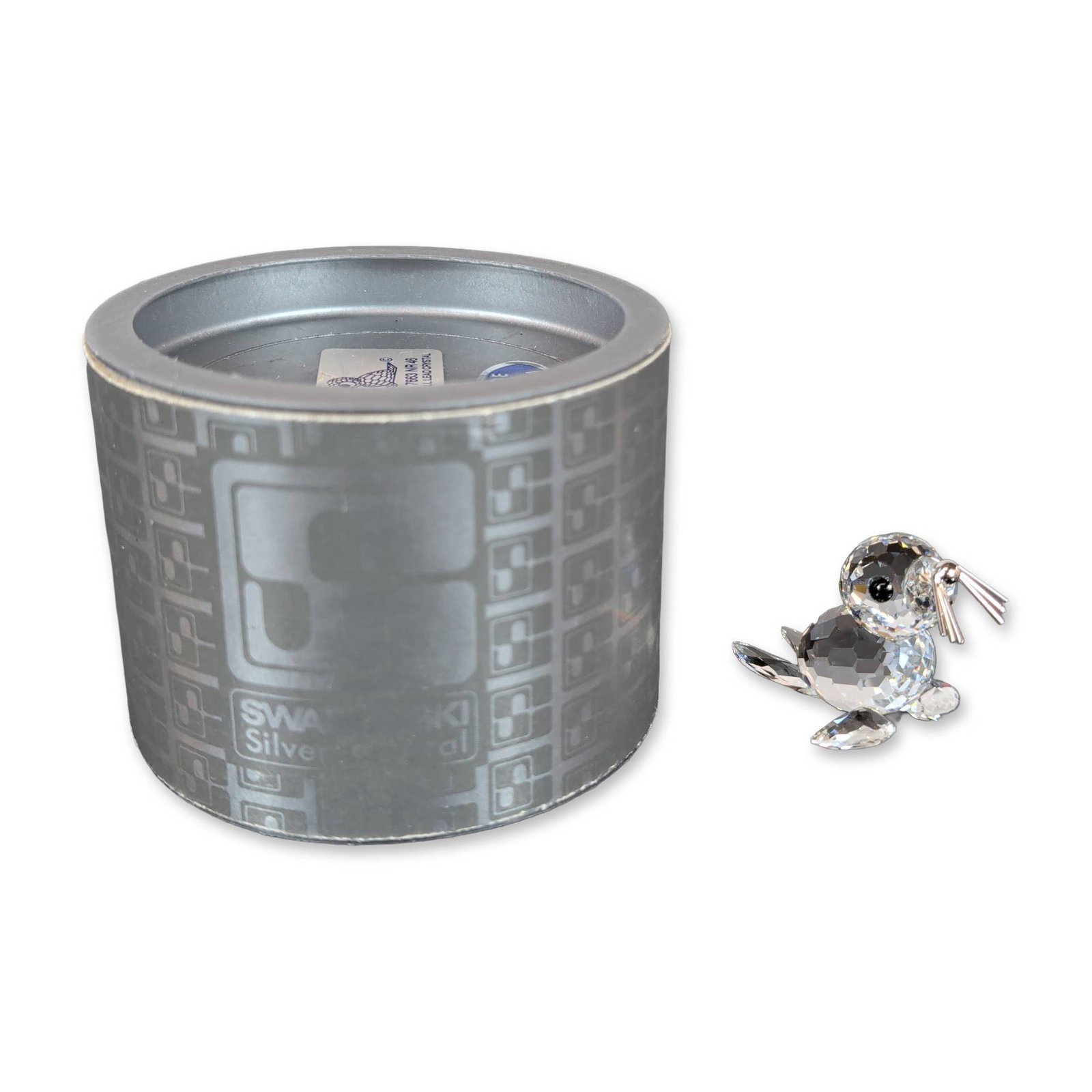 Swarovski Silver Crystal Seal Figurine (1 of 5)