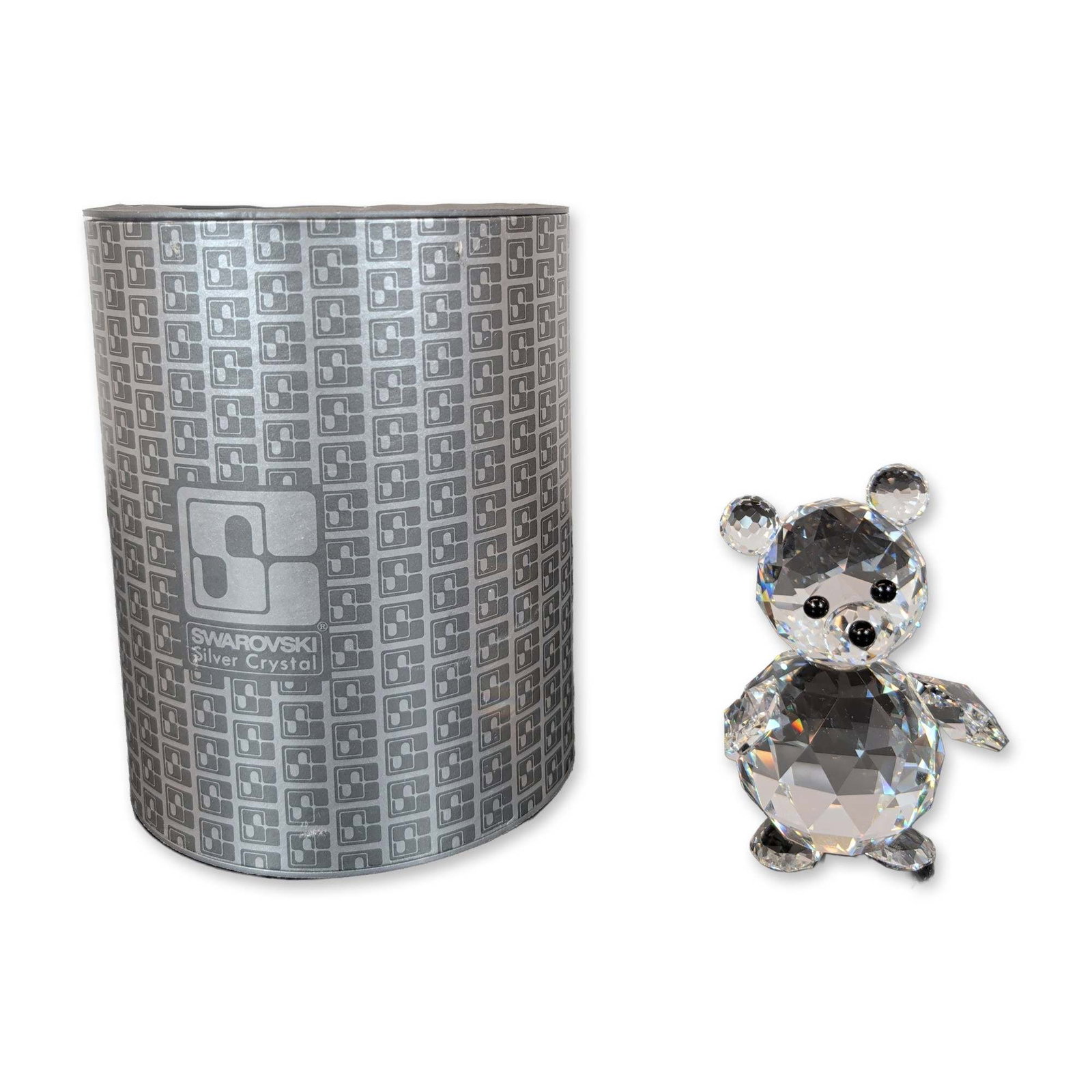 Swarovski Silver Crystal Teddy Bear Figurine (1 of 4)