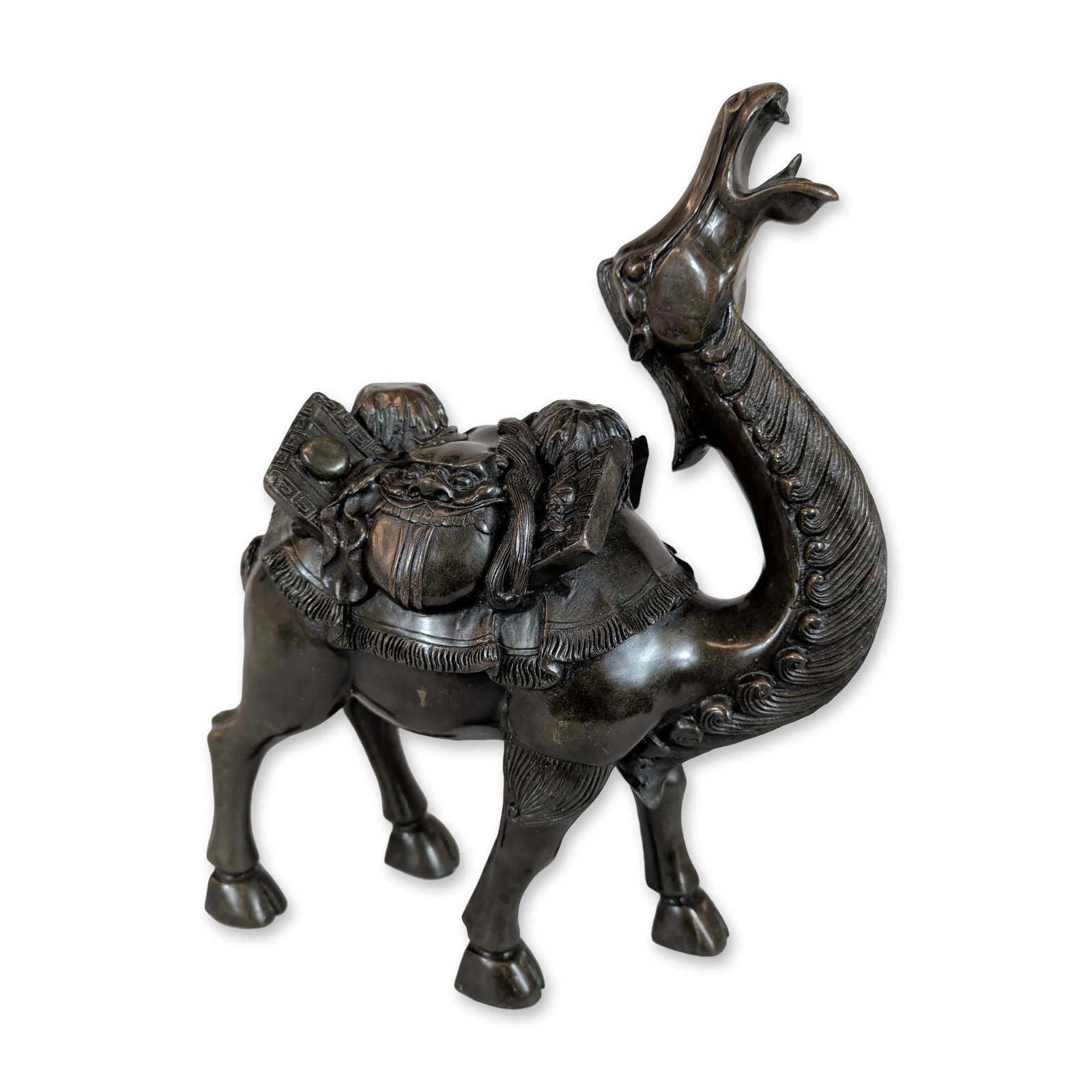 Chinese Feng Shui Bronze Figural Camel (1 of 3)