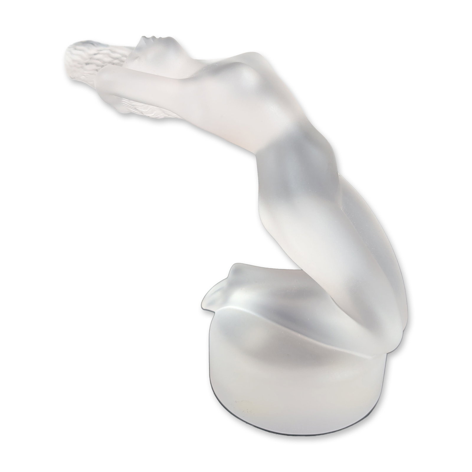 Lalique France Frosted Crystal Nude Figurine (1 of 3)