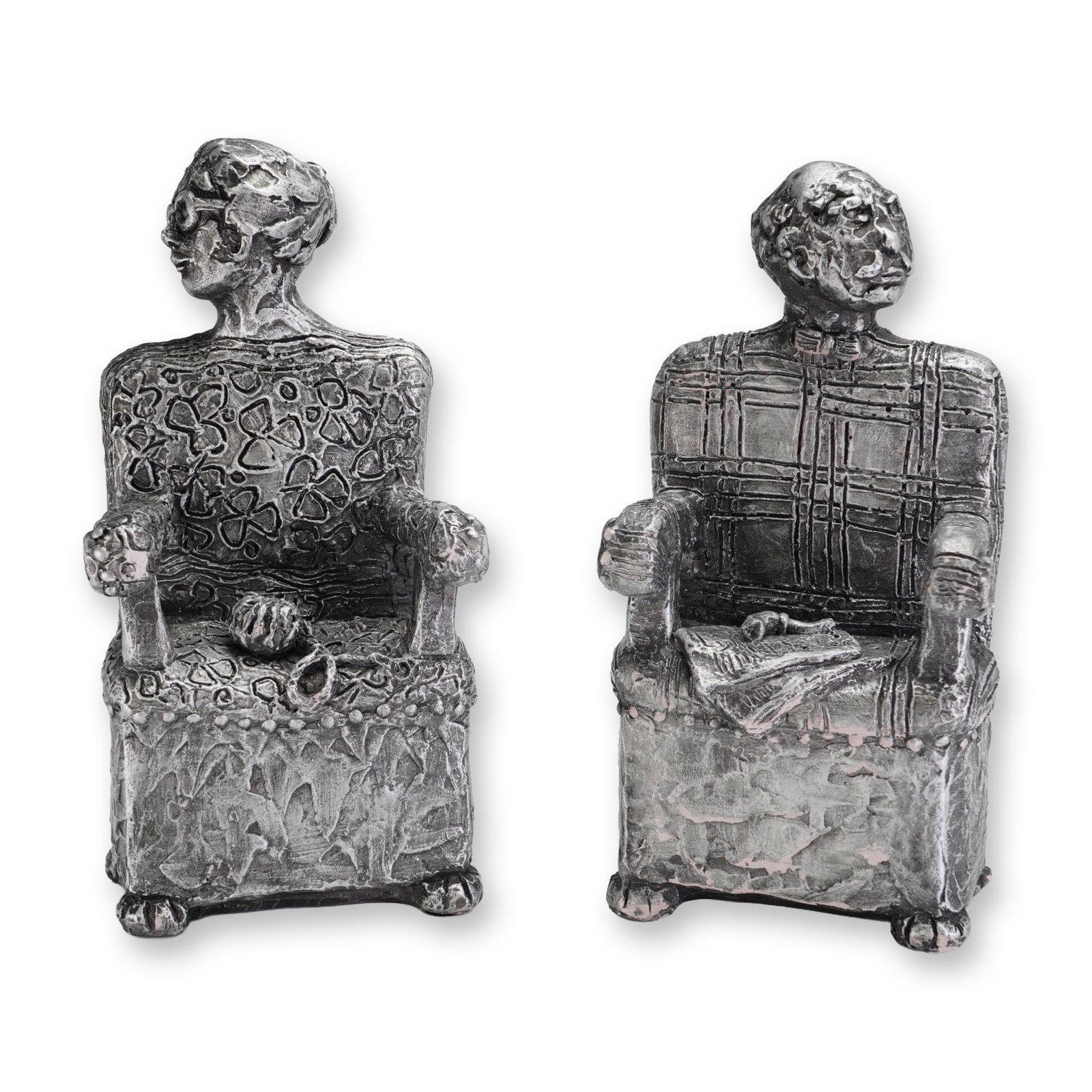 Austin Productions Brutalist Style Durastone Bookends (1 of 4)