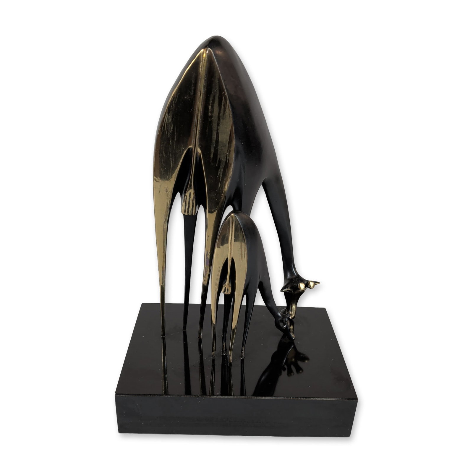 Salila Modernist Bronze Giraffe Sculpture (1 of 3)