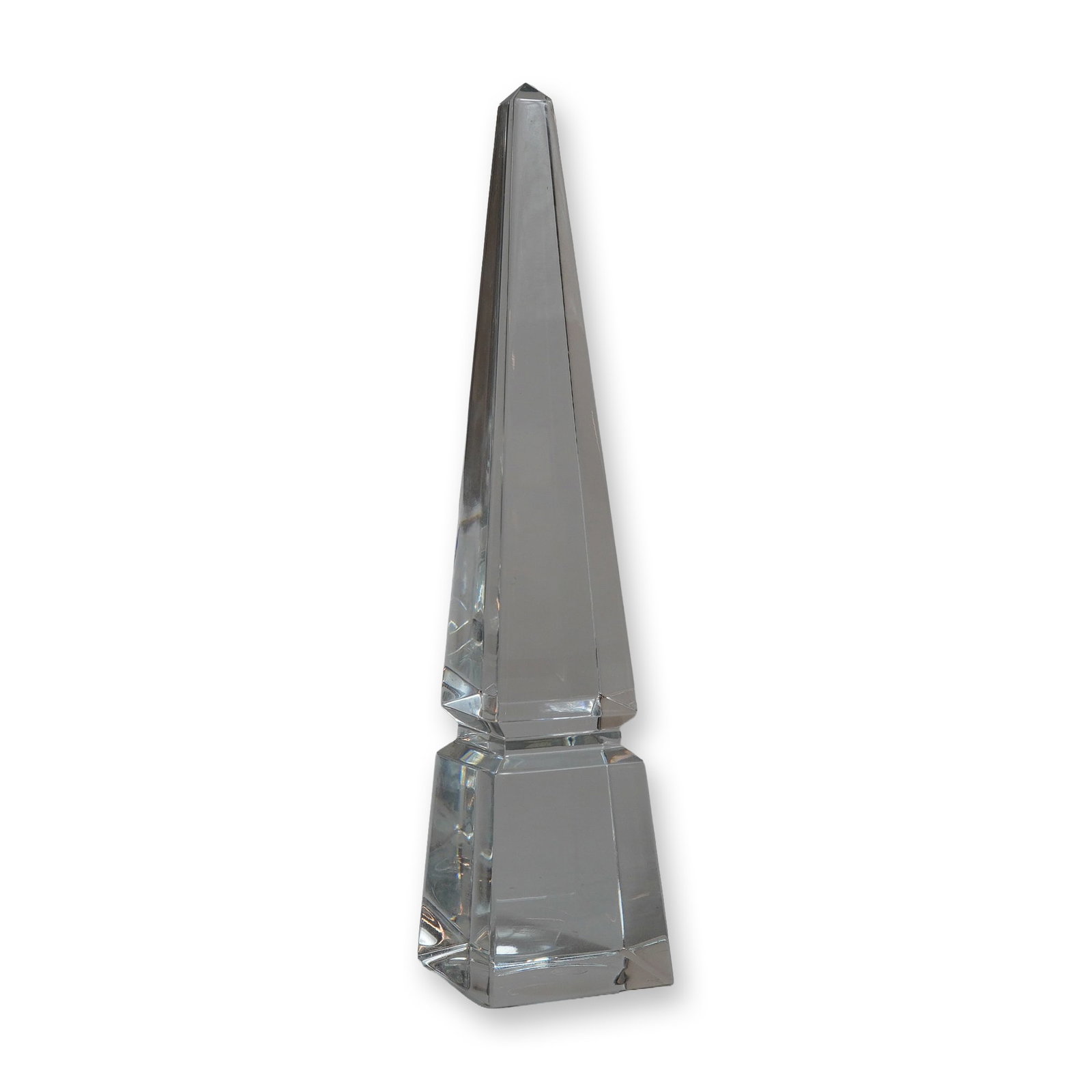 Baccarat French Clear Crystal Obelisk (1 of 4)