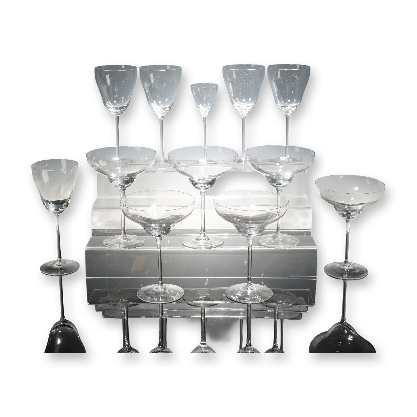 12pc Rosenthal Romance II Crystal Glassware Set (1 of 4)