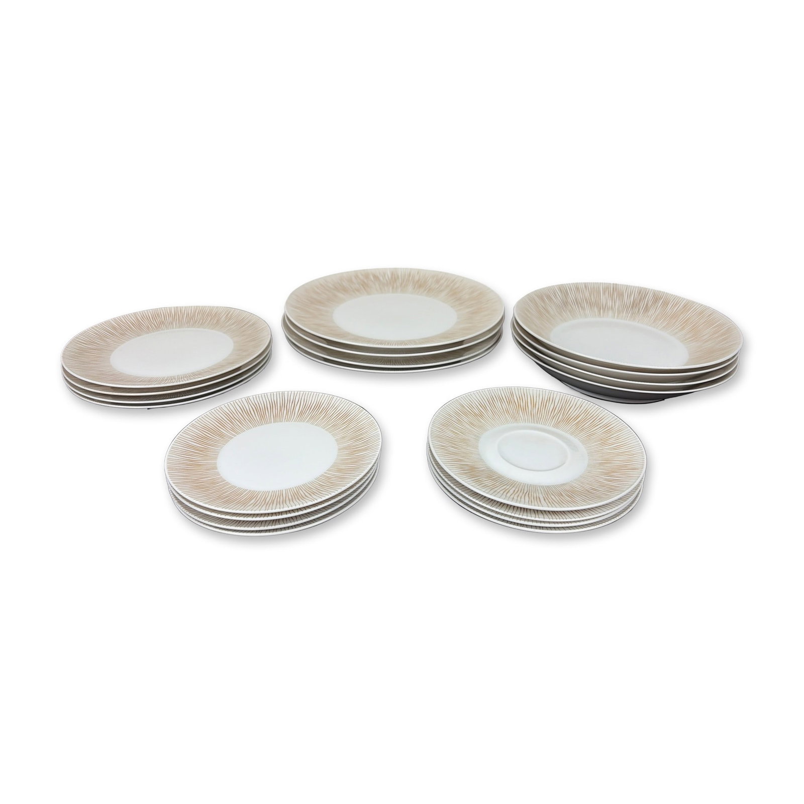 20pc Rosenthal Goldstrahlen Porcelain Dinnerware Set, Service for 4 (1 of 3)