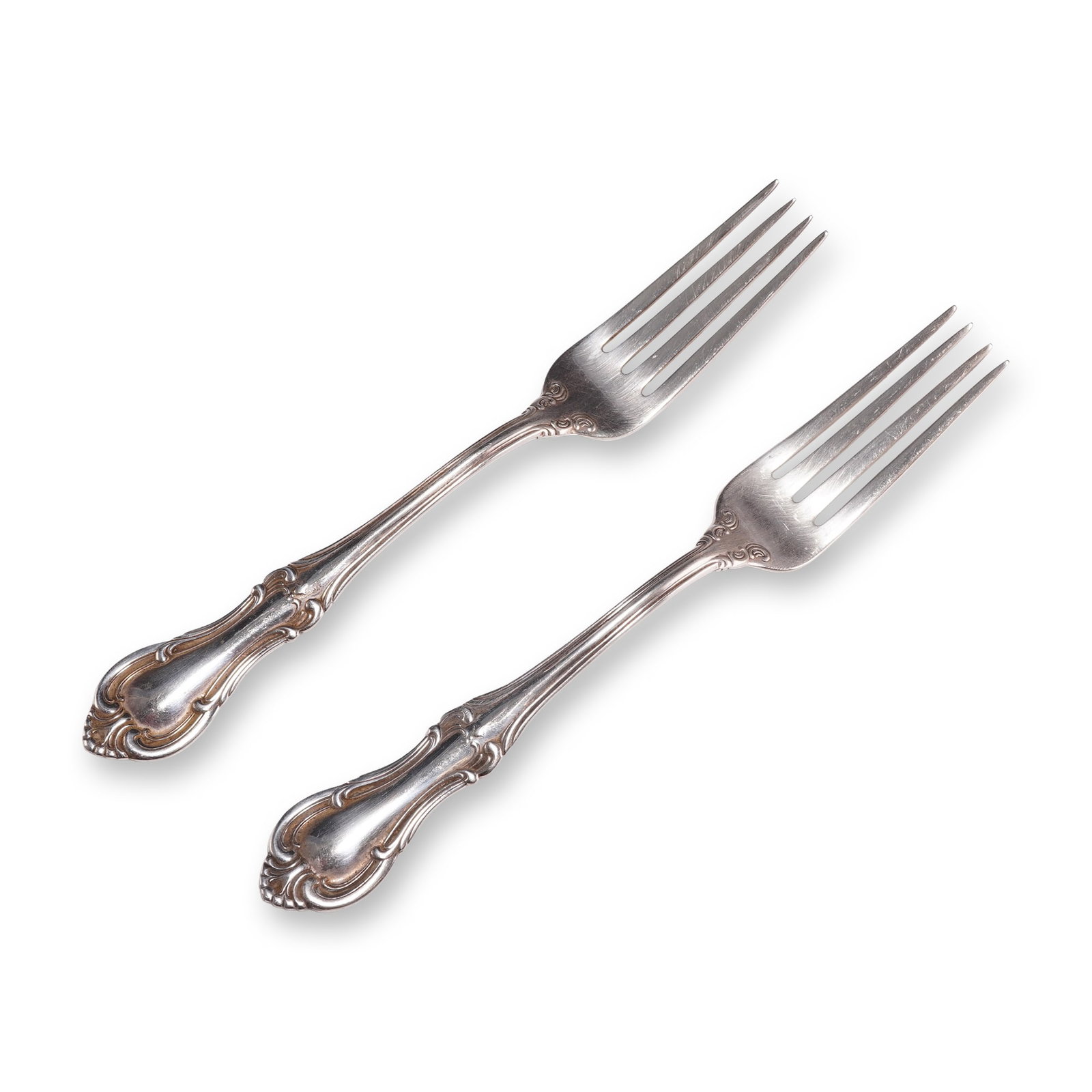 Pair of International Sterling Forks, Joan of Arc (1 of 3)