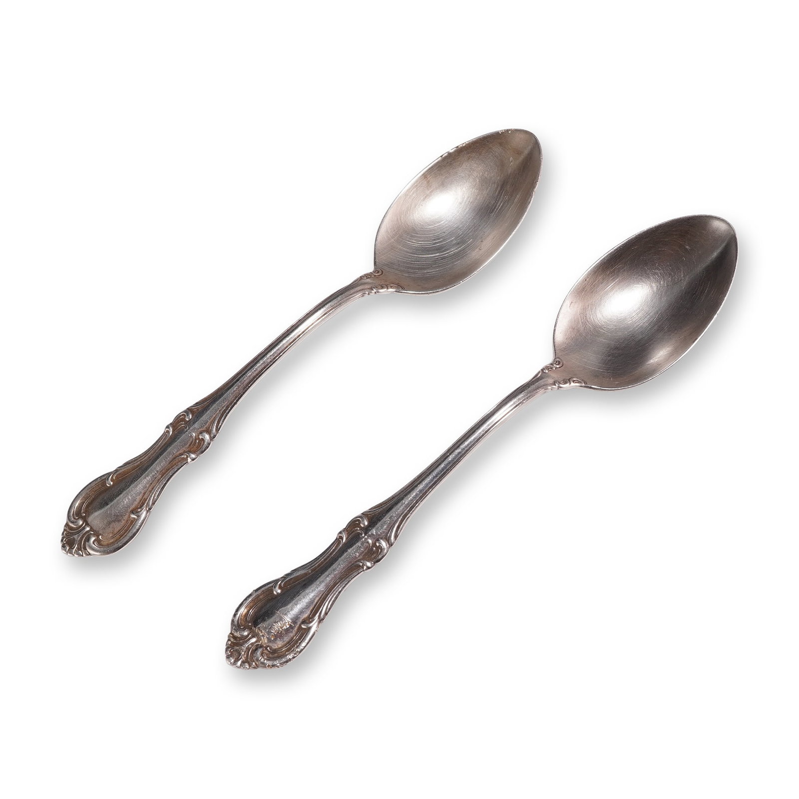 Pair of International Sterling Silver Spoons, Joan of Arc (1 of 3)