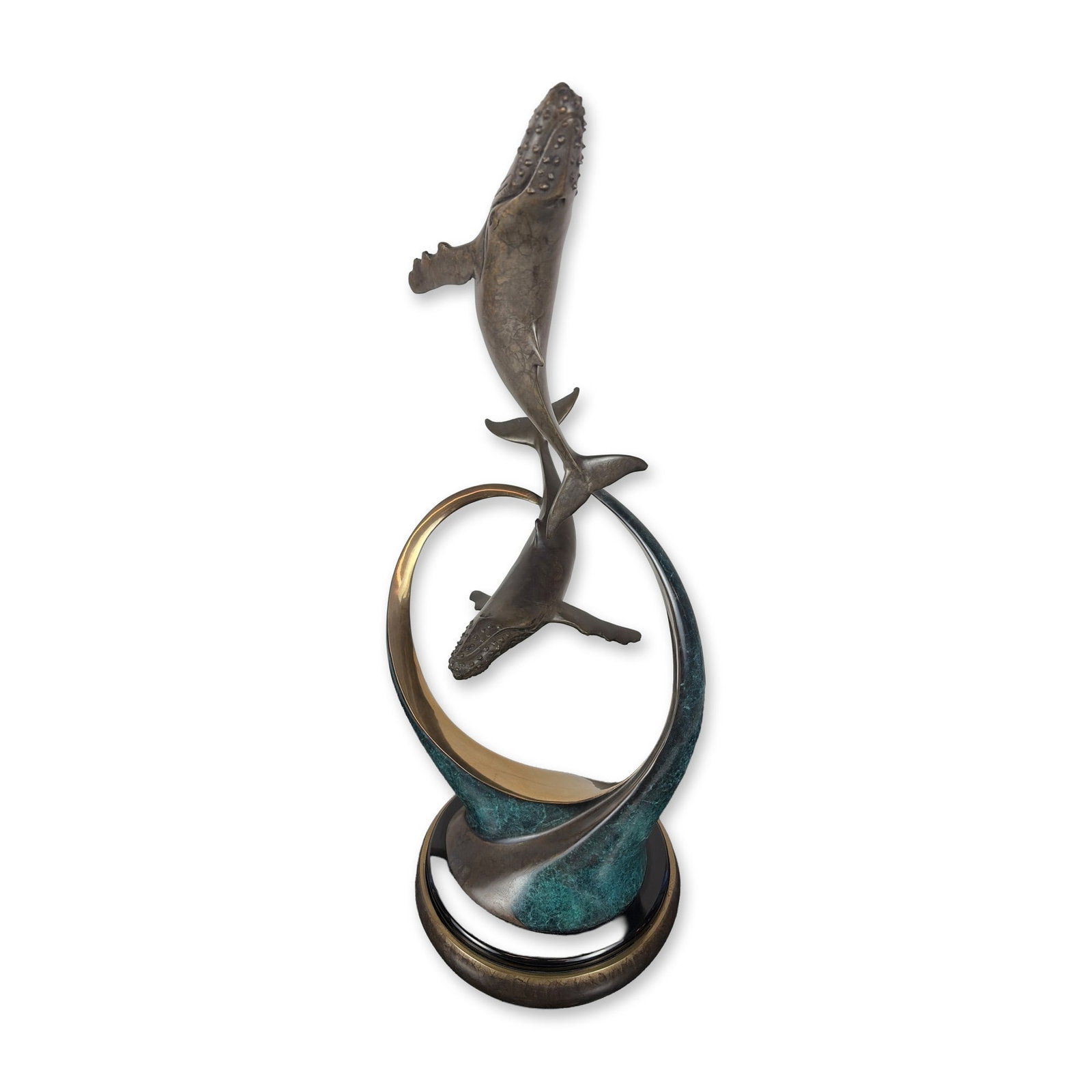 Dale Joseph Evers Bronze Whale Sculpture (1 of 7)