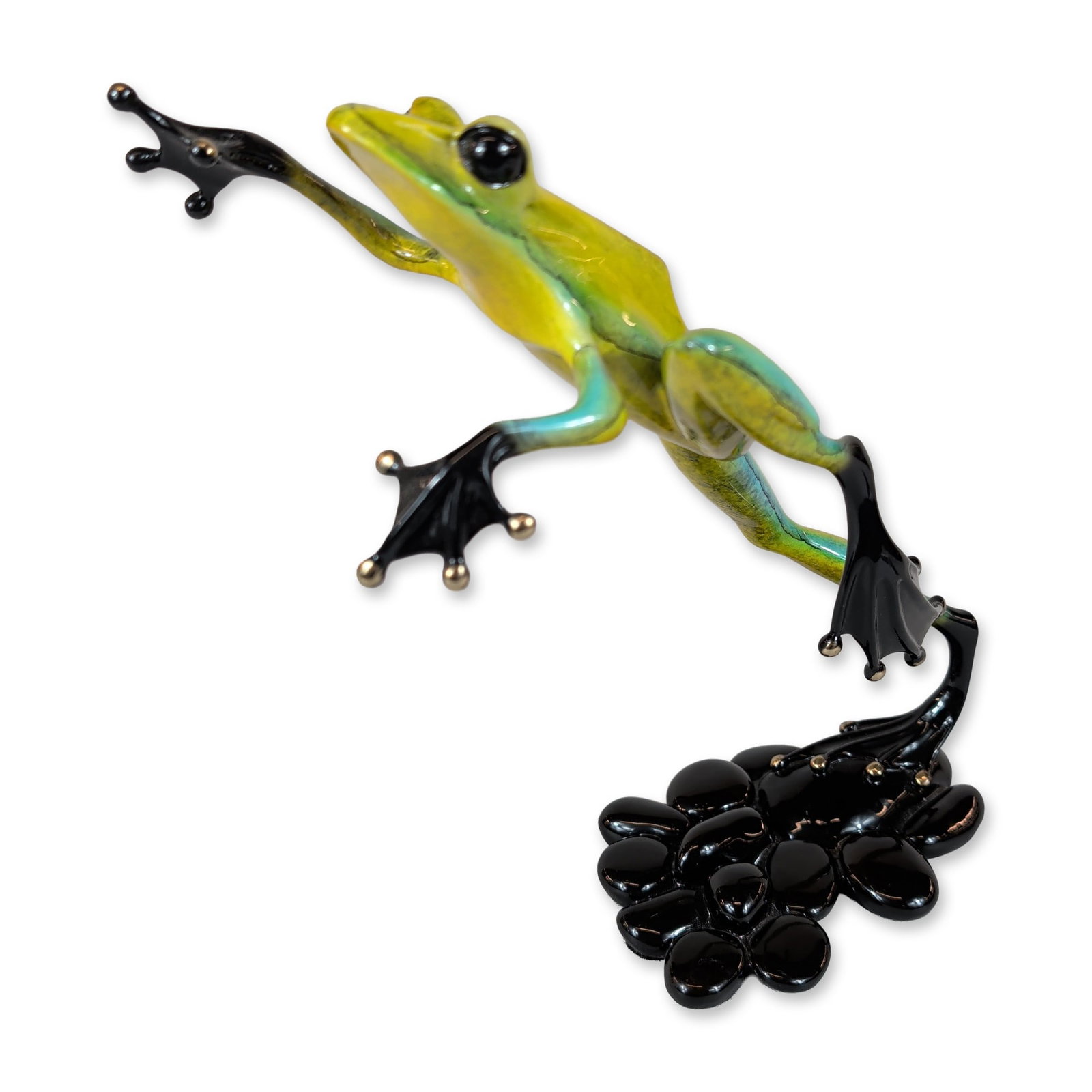 Tim Cotterill Frogman Bronze Tag Frog Sculpture (1 of 4)