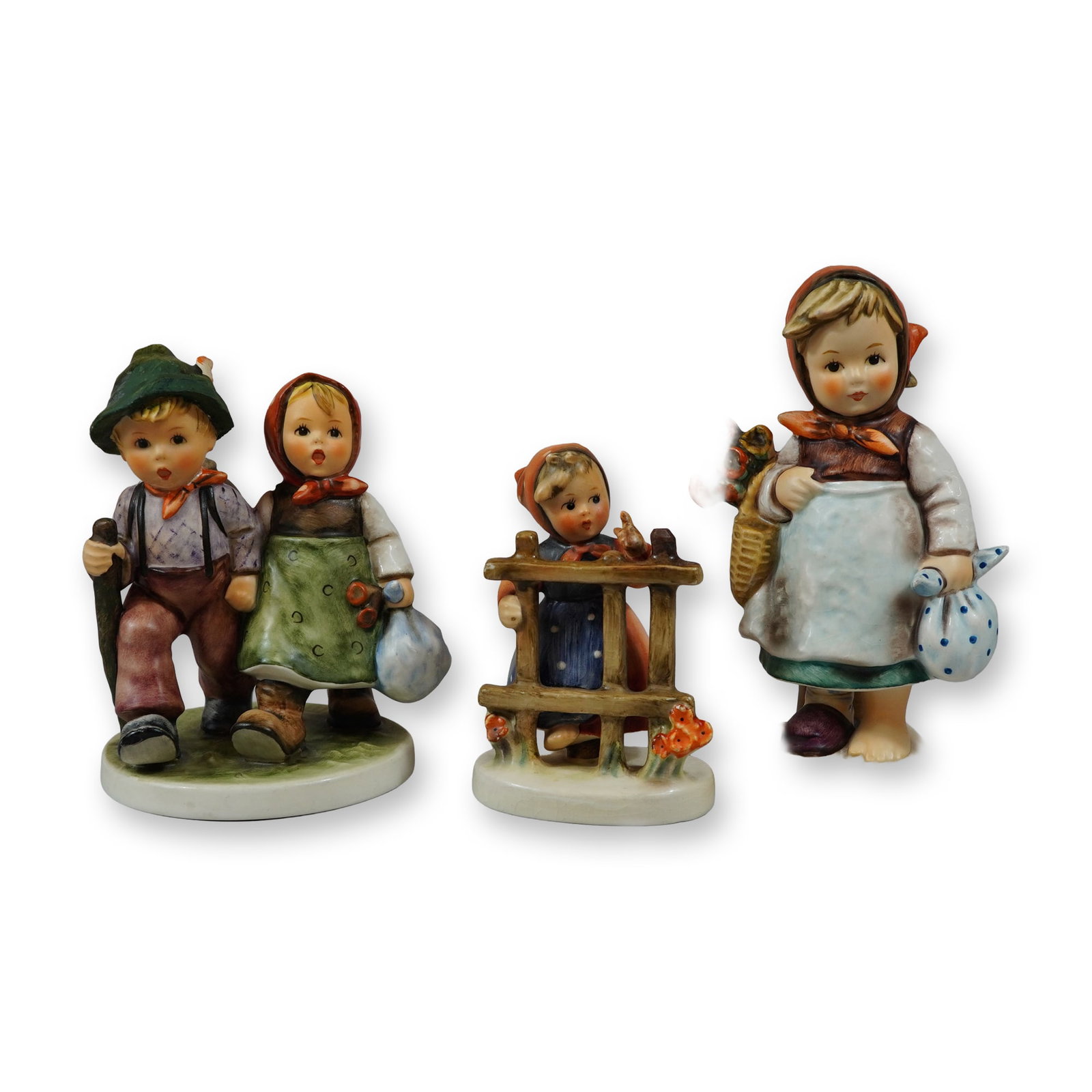3pc Goebel Hummel Porcelain Figurines (1 of 6)