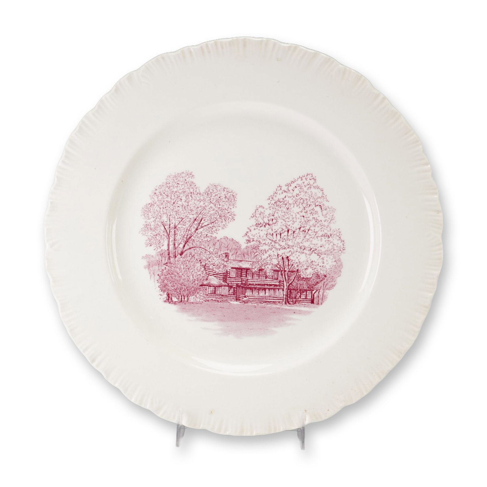 Wedgwood Fabian Farm Creamware Sample Color Plate (1 of 3)