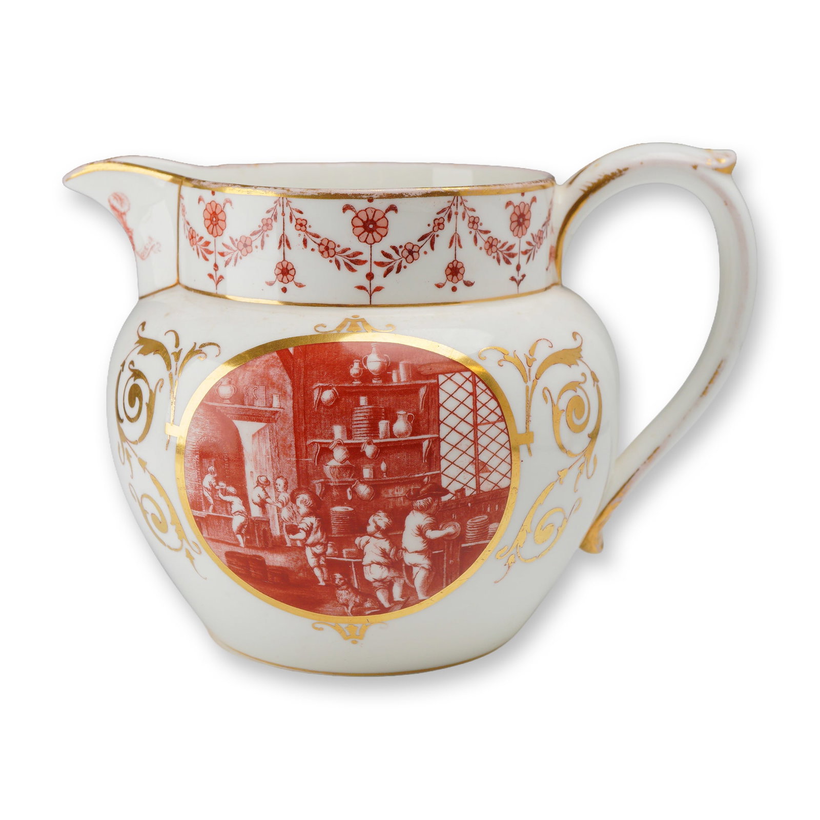 Wedgwood Earthenware Commemorative Milk Jug for Richard Briggs Boston 1887 (1 of 3)