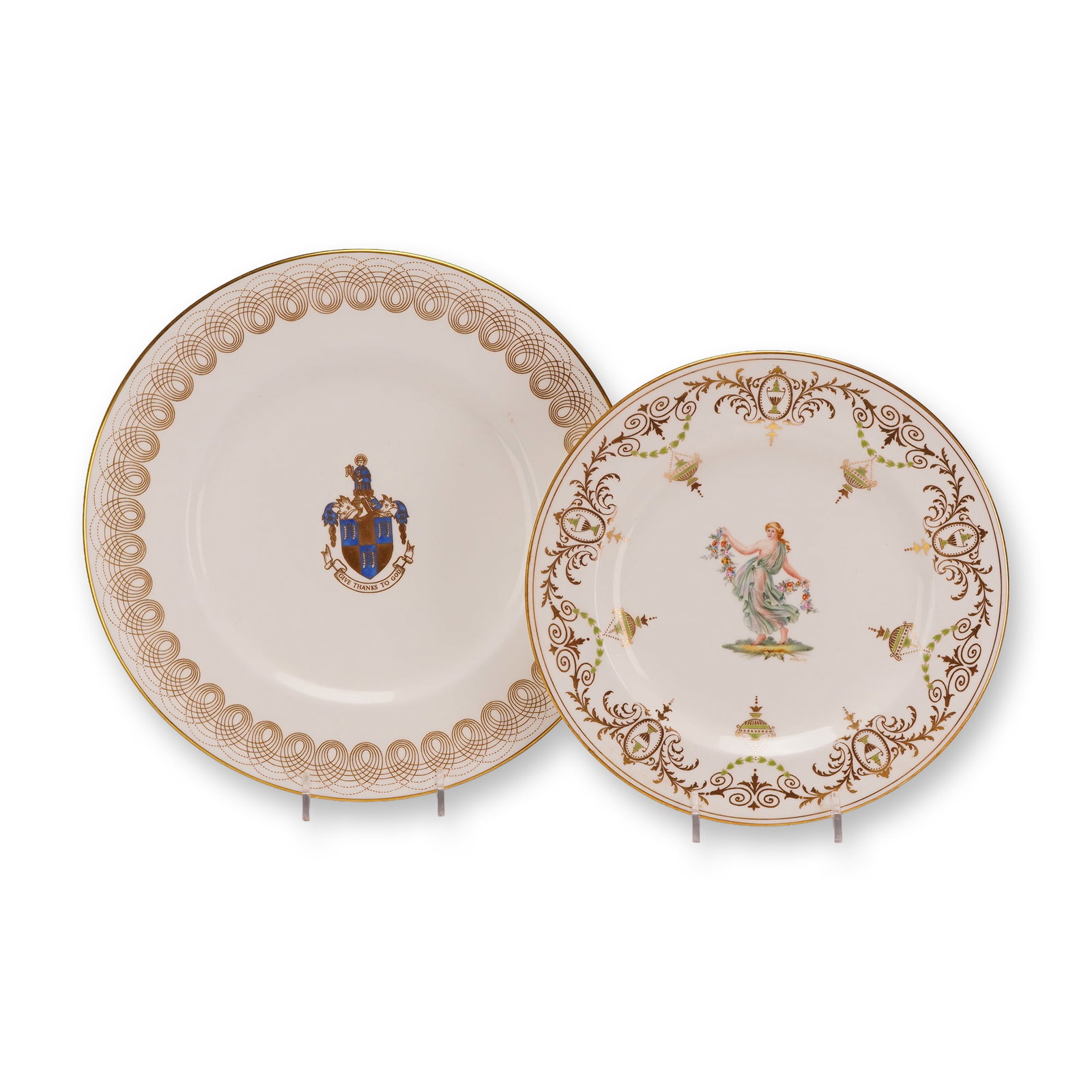 2pc Wedgwood Porcelain Cabinet Plates (1 of 3)