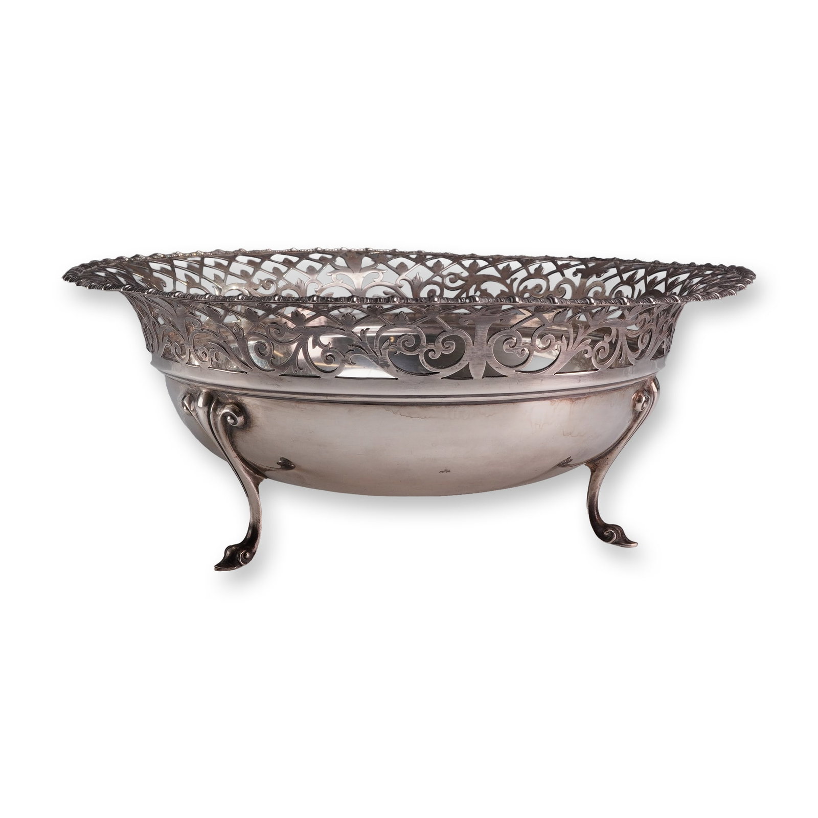 James Deakin & Sons Sterling Silver Footed Bowl, c. 1899 (1 of 5)