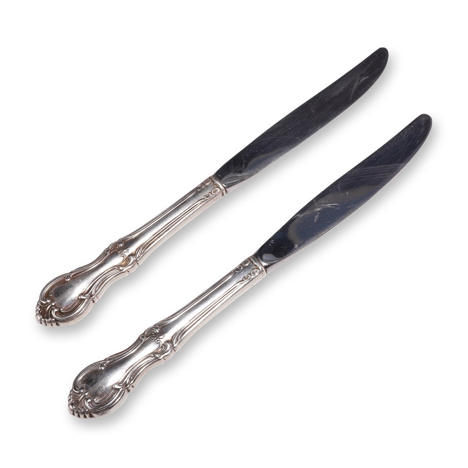 Pair of International Sterling Dinner Knives, Joan of Arc (1 of 3)
