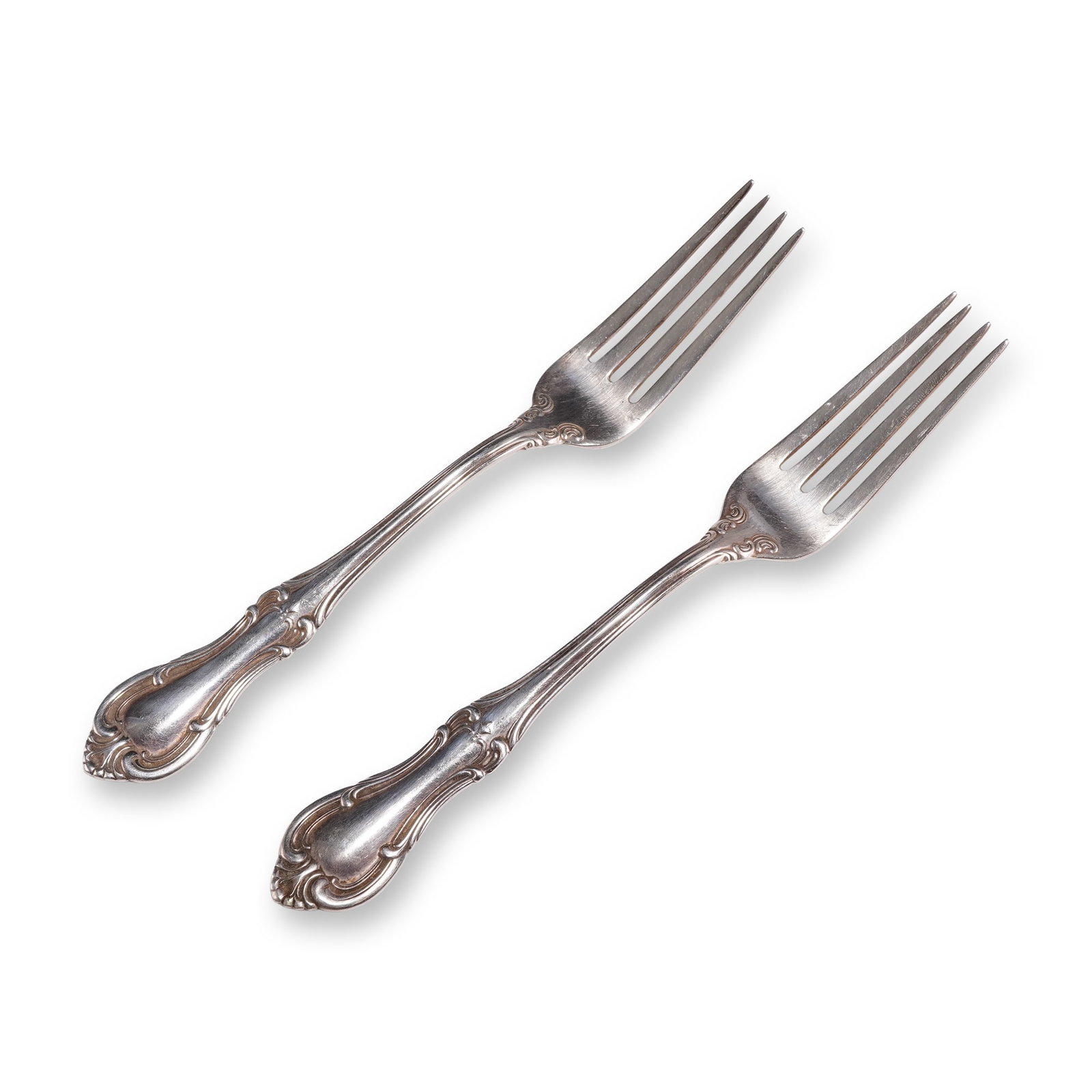 Pair of International Sterling Silver Forks, Joan of Arc (1 of 3)