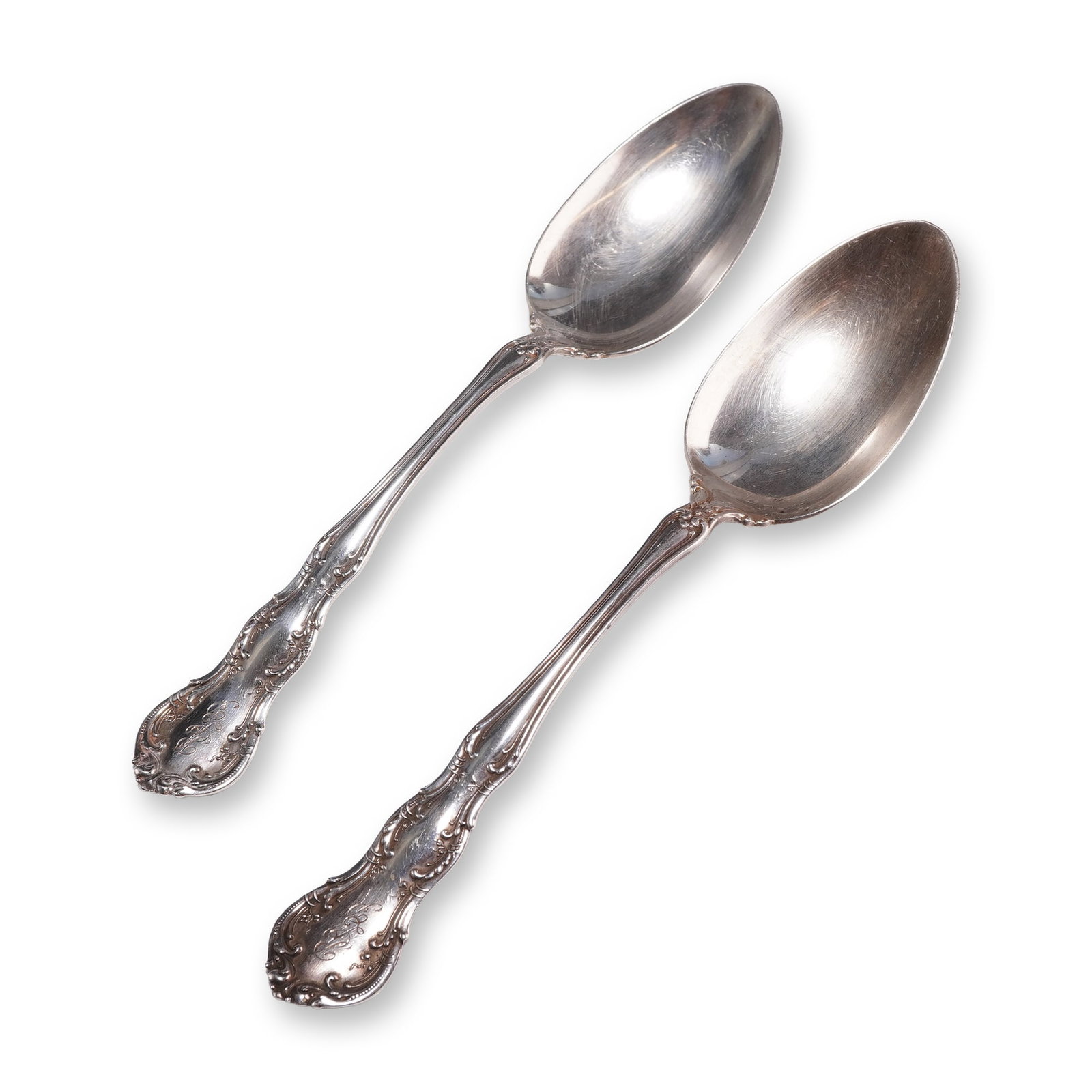Pair of R. Wallace and Sons Sterling Silver Spoons (1 of 3)