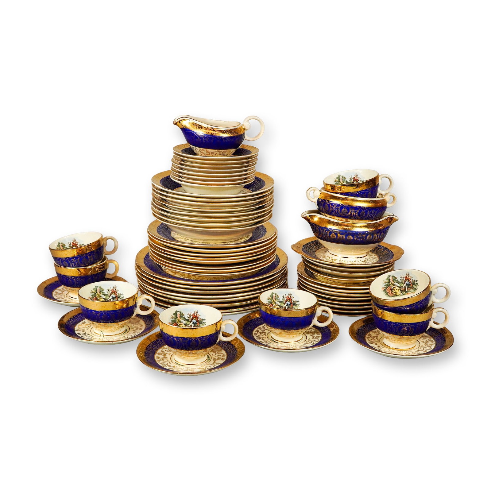 59-Piece Taylor Smith & Taylor Bromley Ceramic Dinnerware Set (1 of 5)