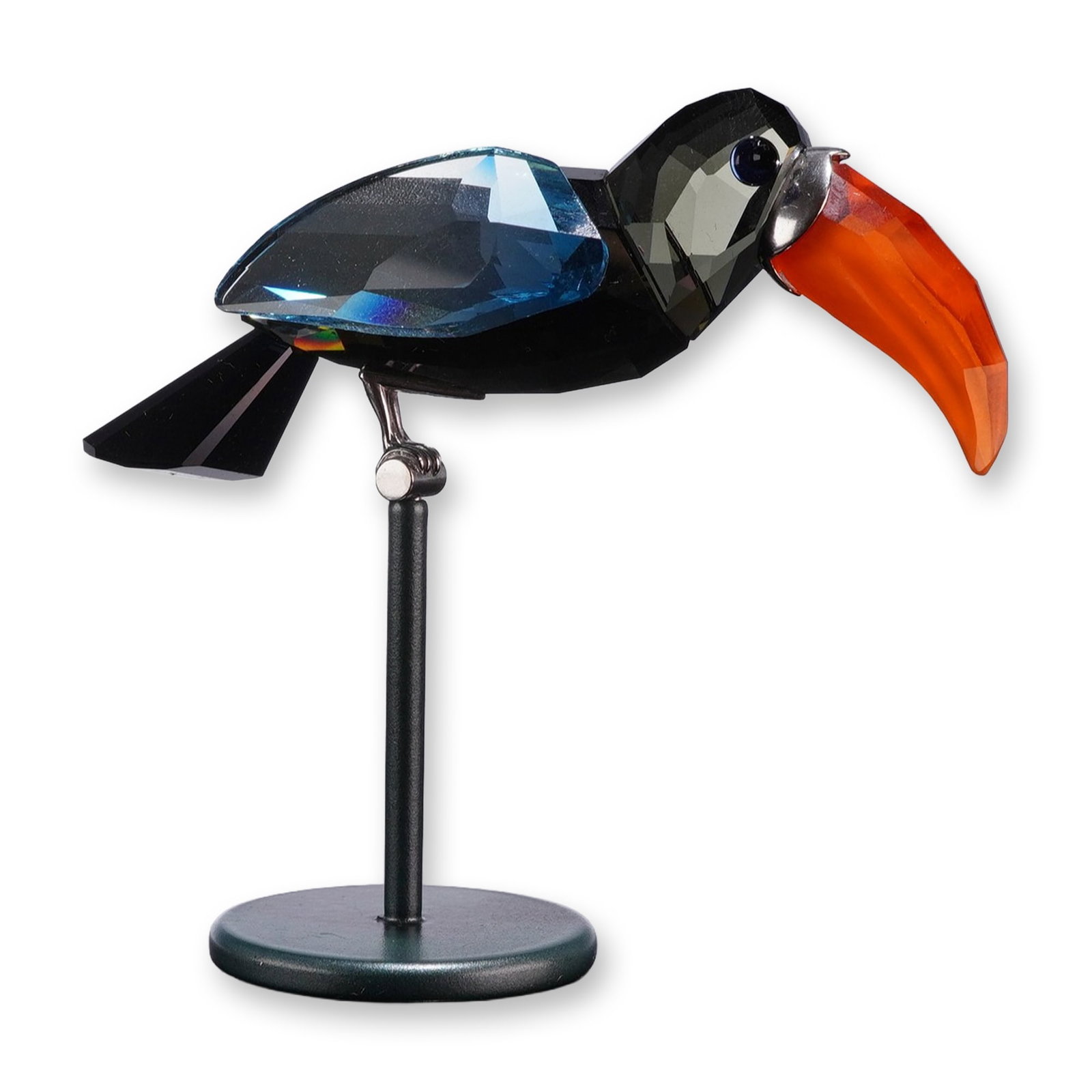 Swarovski Crystal Paradise Birds Figurine, Bamba Black Diamond (1 of 5)