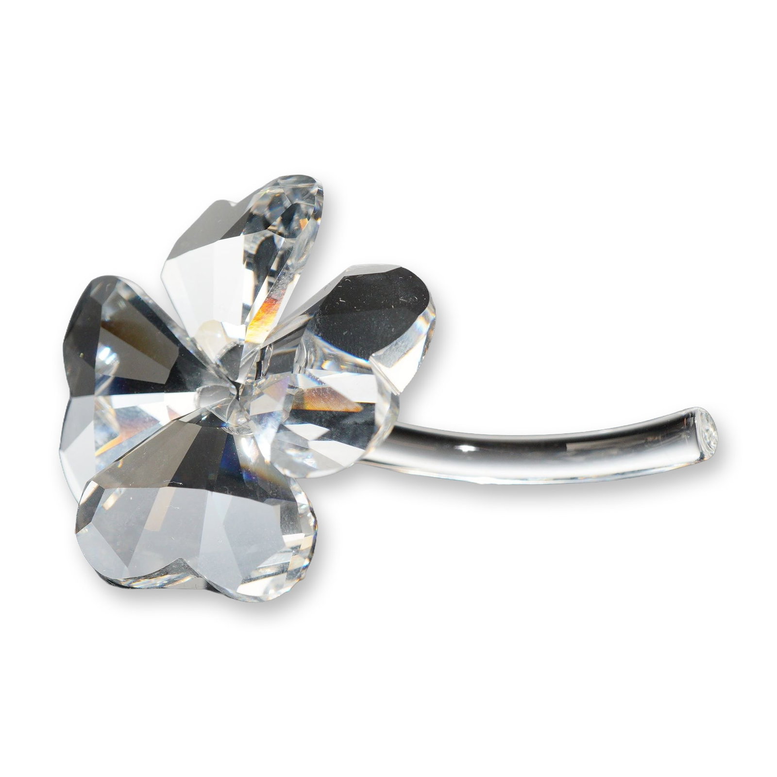 Swarovski Silver Crystal Four-Leaf Clover Figurine (1 of 4)