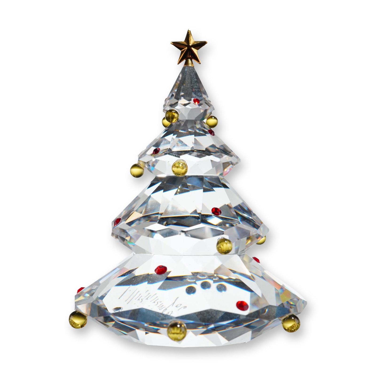 Swarovski Crystal Christmas Tree Figurine, Signed (1 of 5)
