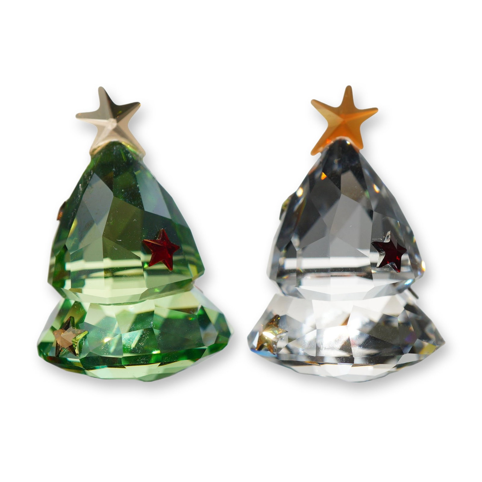 Two Swarovski Crystal Rocking Christmas Trees (1 of 4)