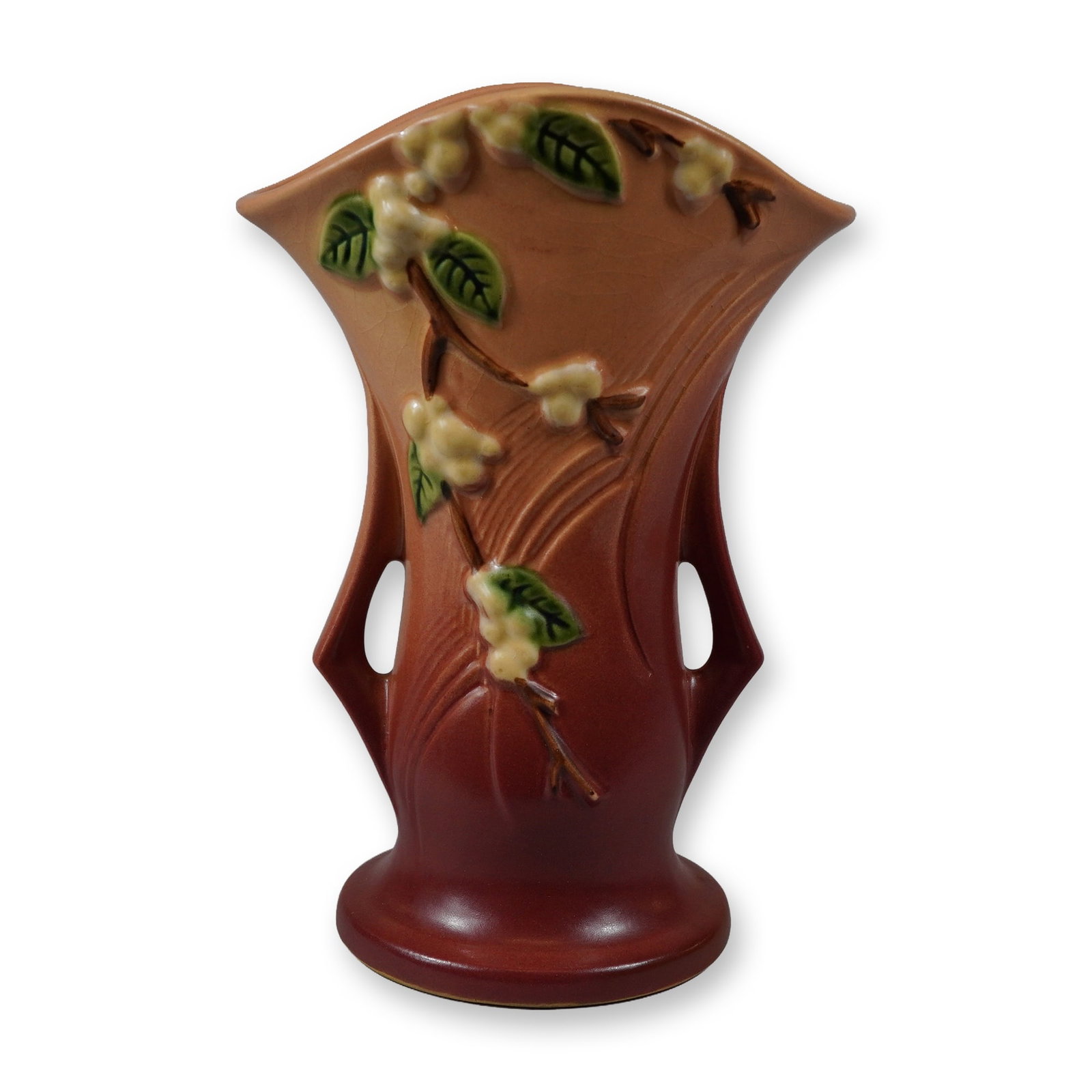 Roseville Snowberry Art Pottery Vase 1V2-9 (1 of 3)