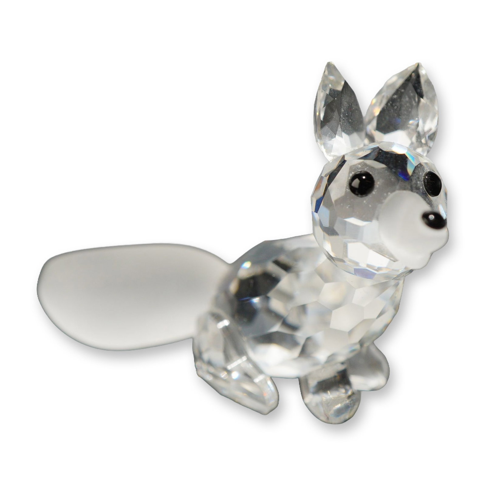 Swarovski Silver Crystal Sitting Fox Figurine (1 of 5)