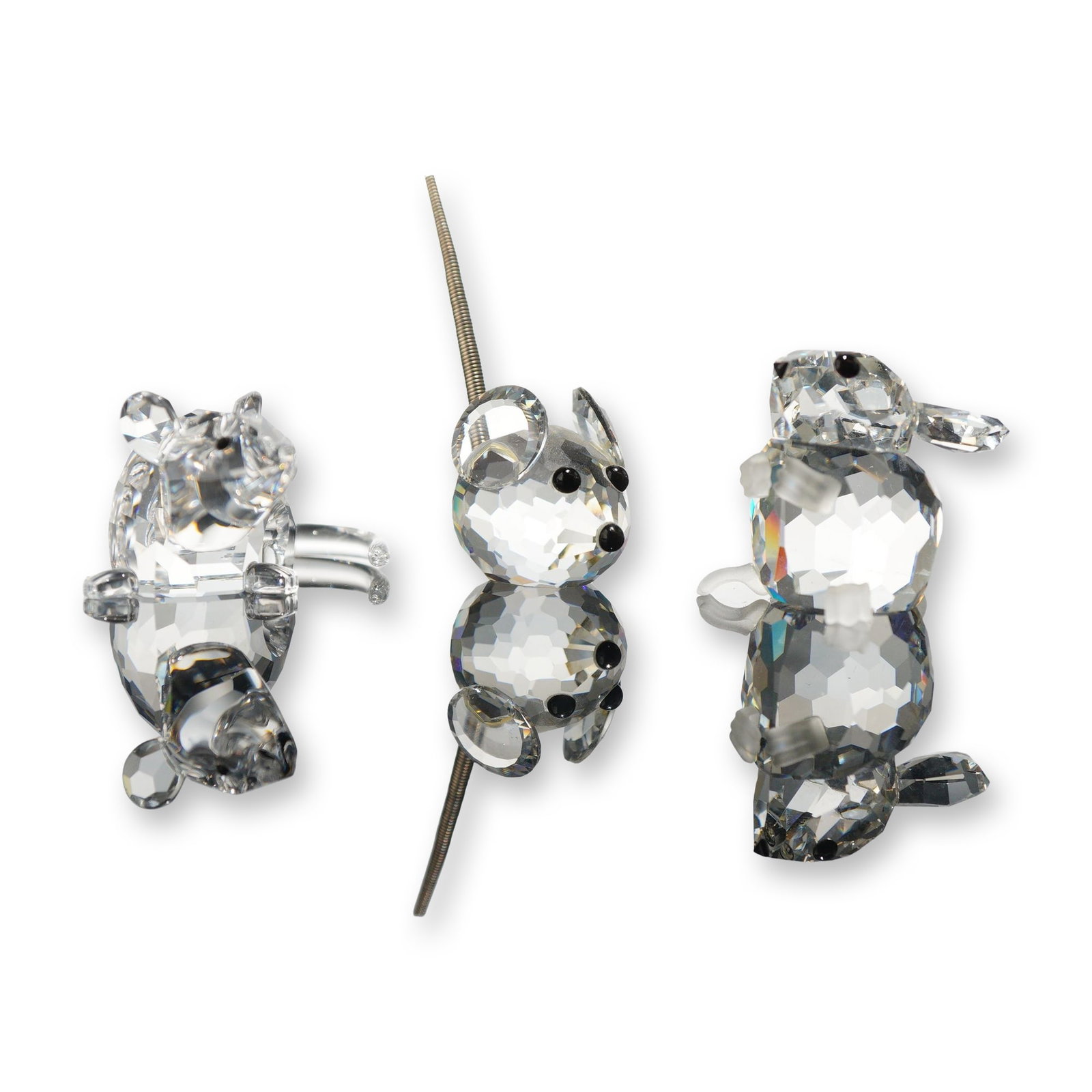 3pc Swarovski Crystal Animal Figurines (1 of 4)