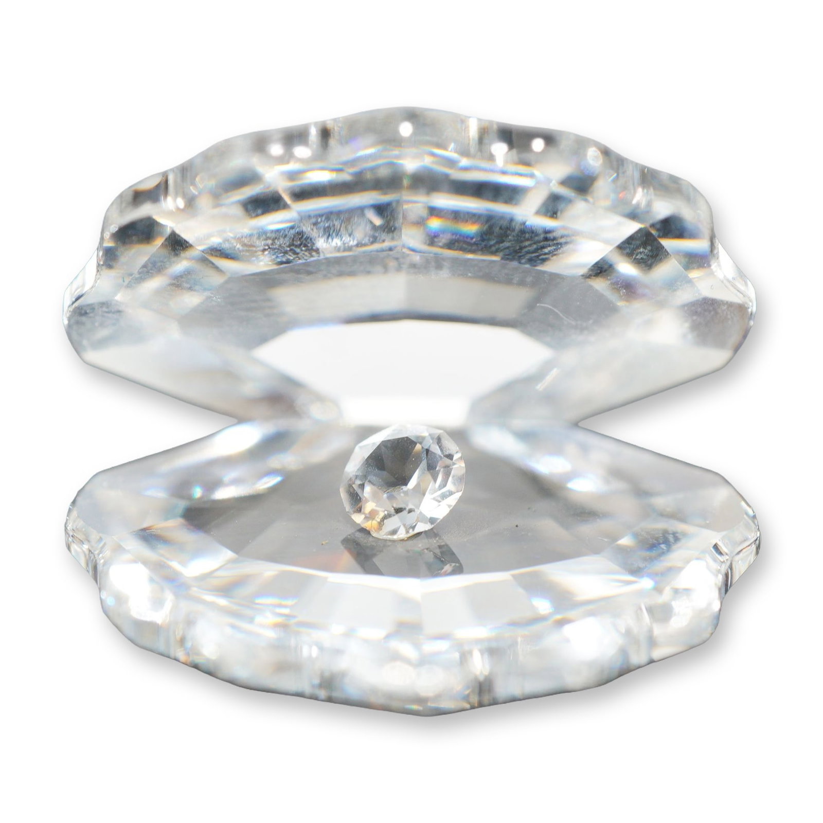 Swarovski Silver Crystal Oyster with Pearl Figurine (1 of 4)