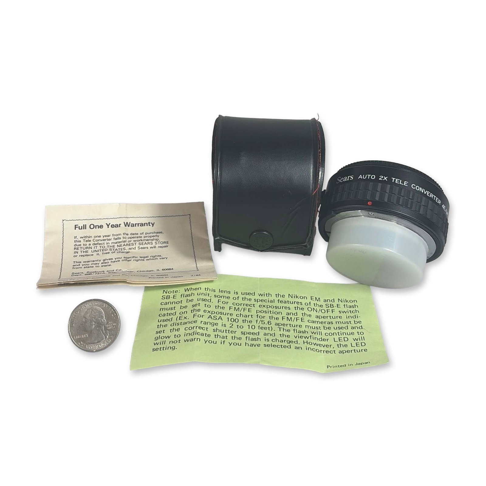 Sears Auto 2X Teleconverter Nikon AI Mount (1 of 4)