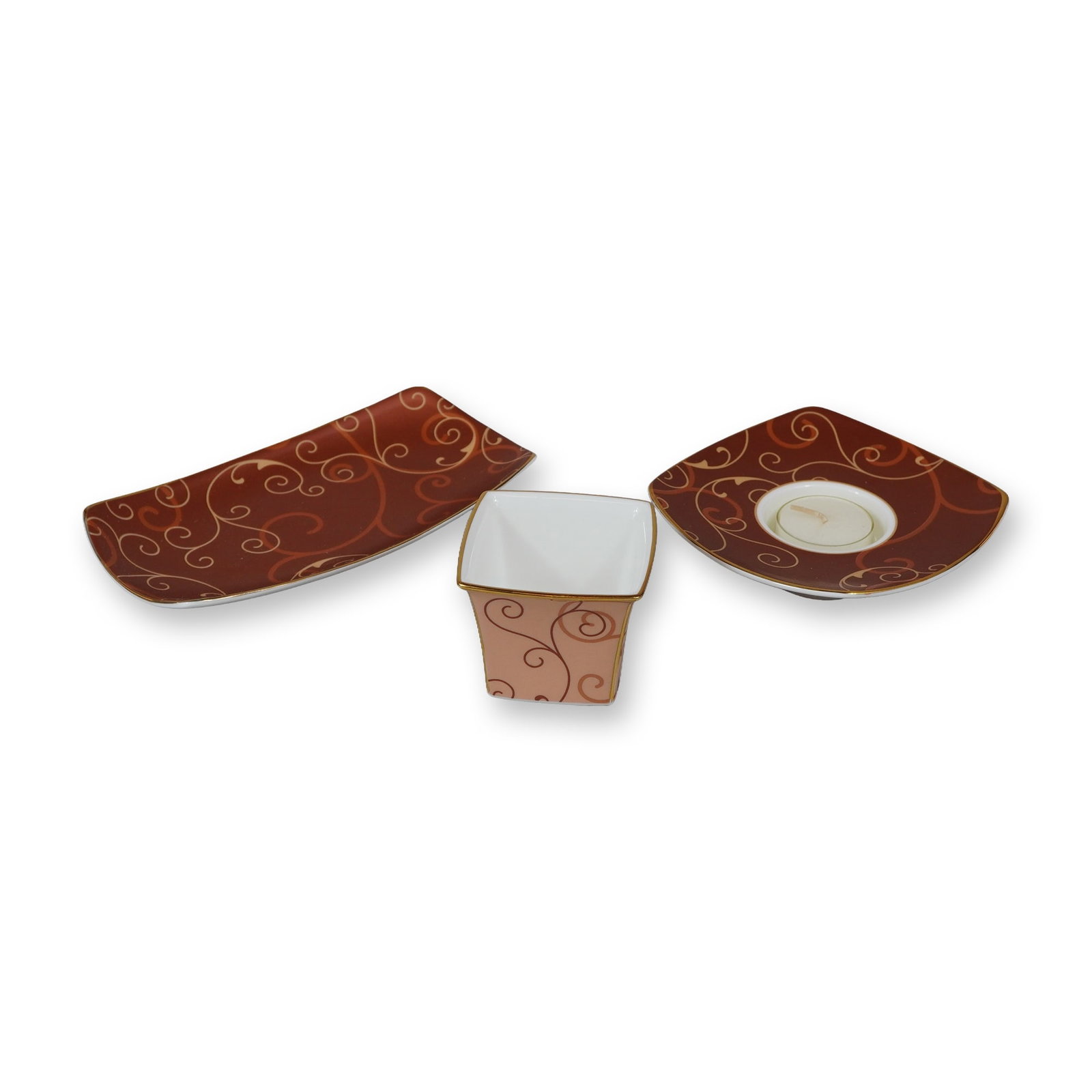 3pc Wedgwood Marrakech Pattern Bone China Accessories (1 of 3)