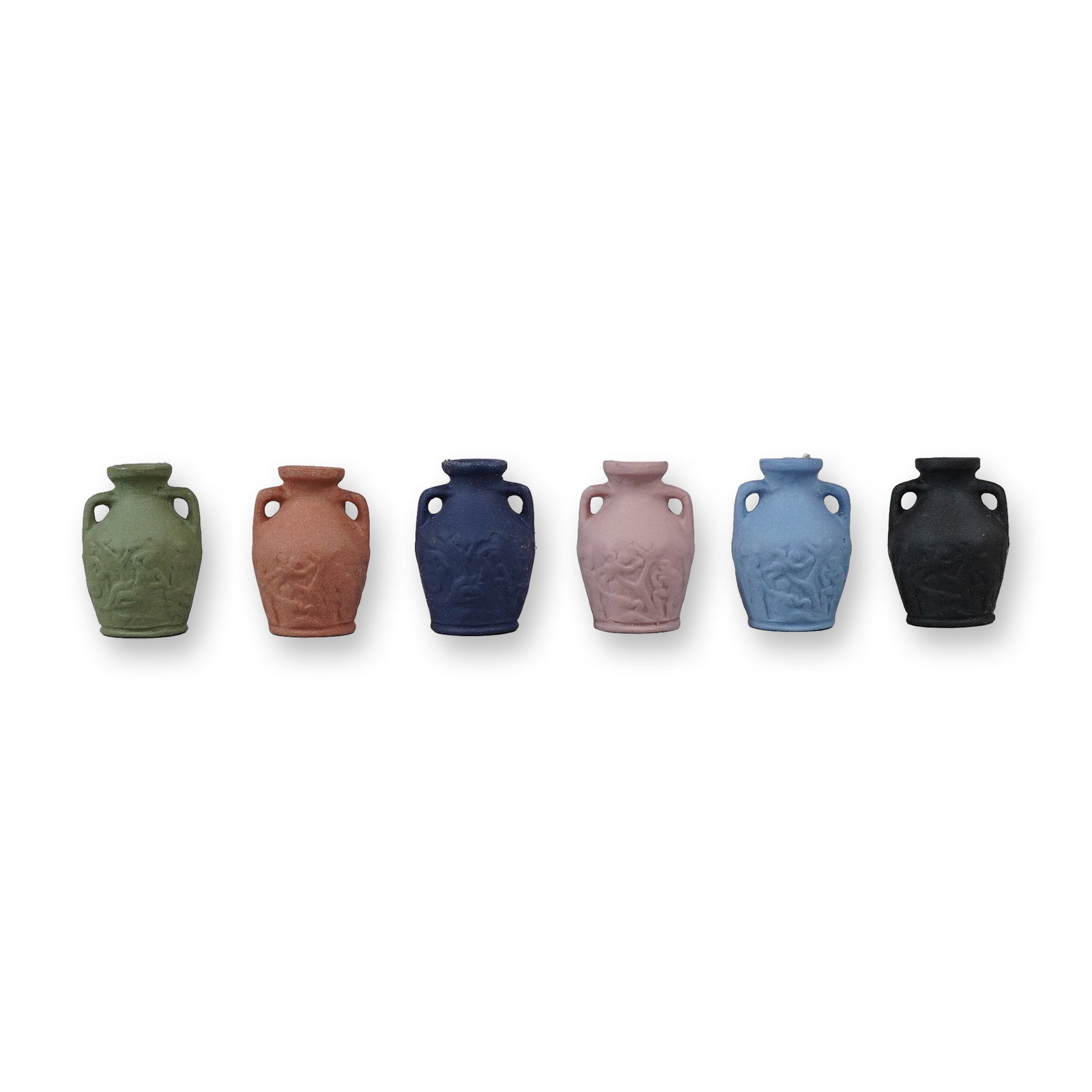 6pc Wedgwood Miniature Jasperware Portland Vases (1 of 3)