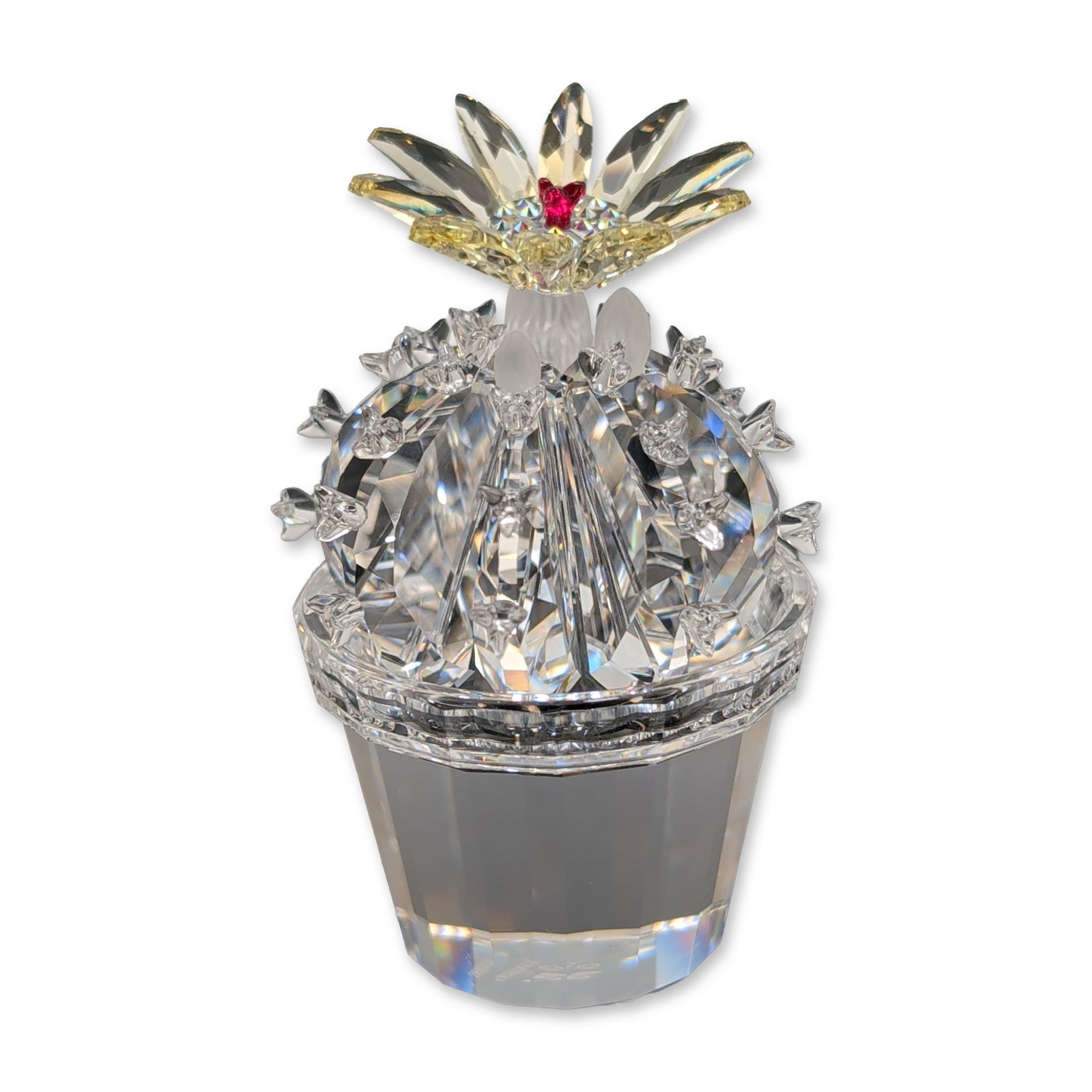 Swarovski Crystal Flowering Cactus Figurine (1 of 5)