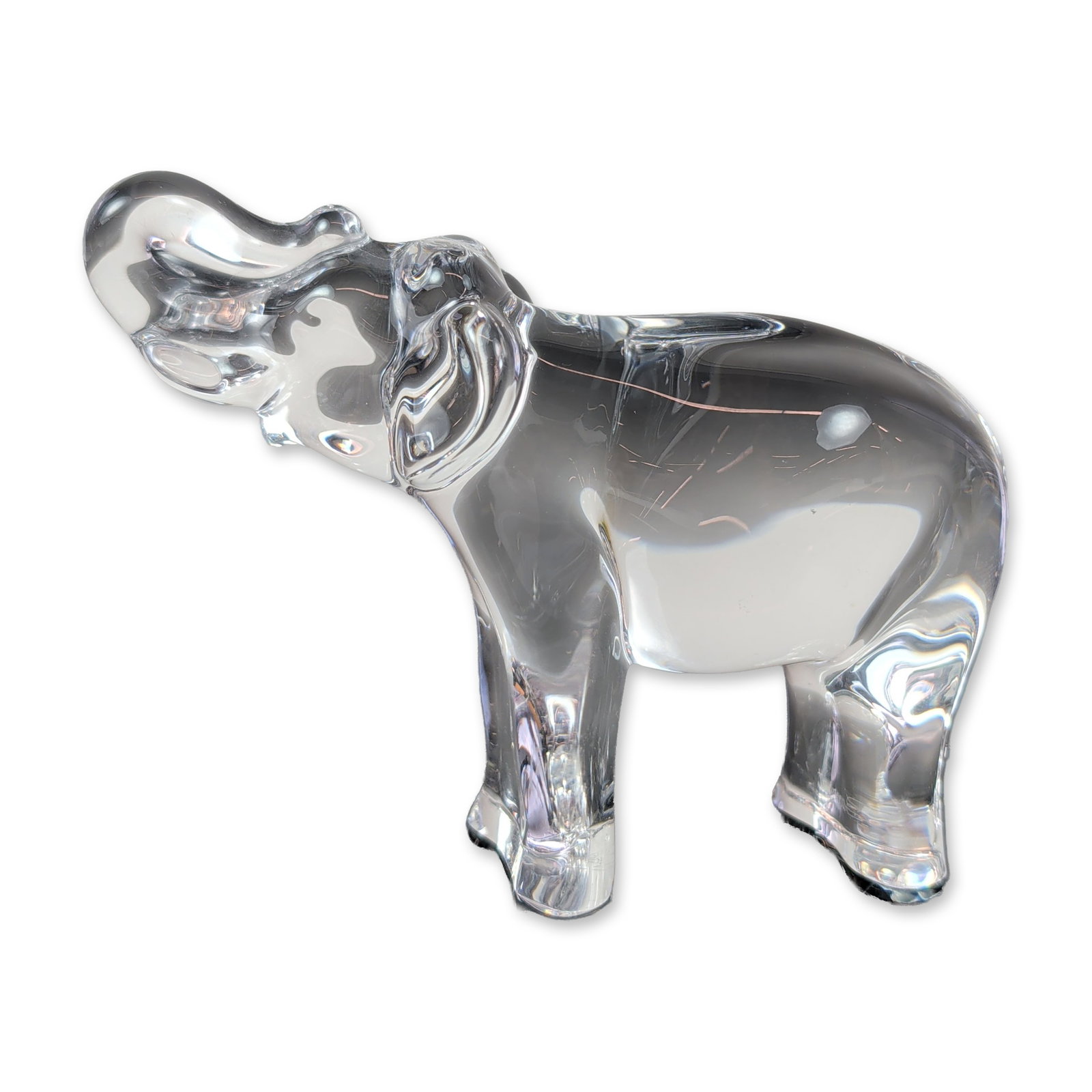 Baccarat Clear Crystal Elephant Figurine (1 of 6)
