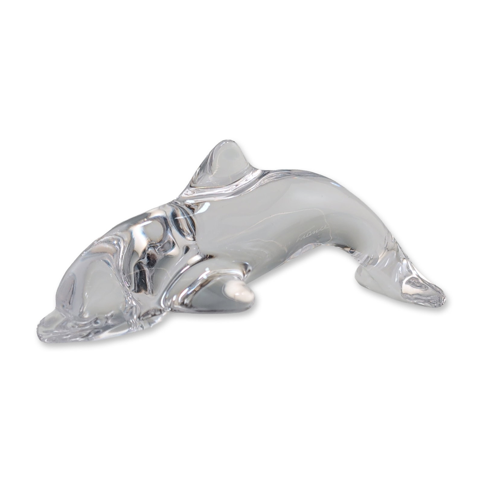 Daum France Crystal Dolphin Figurine (1 of 4)