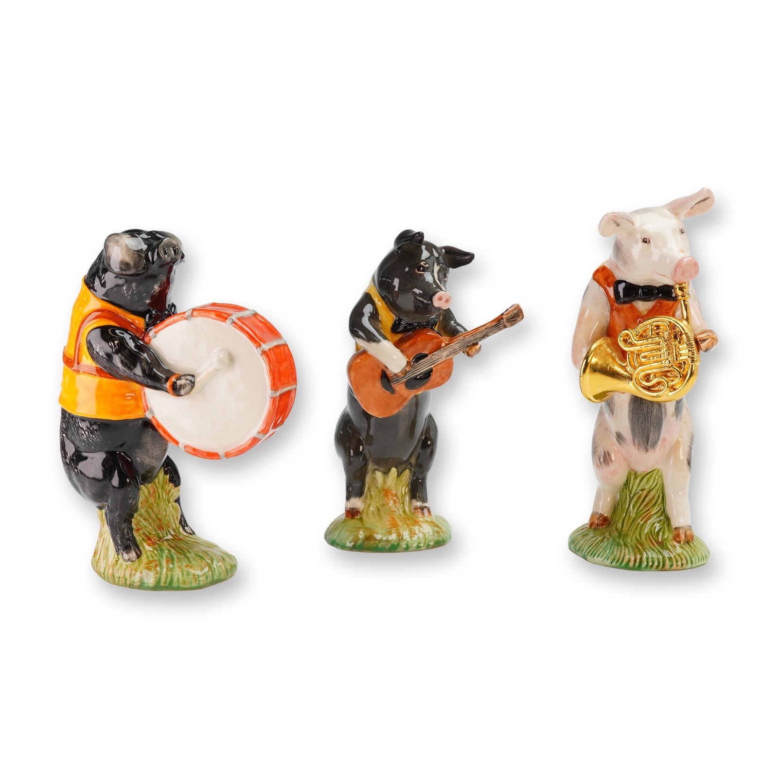 3pc Beswick Animal Figurines, Pig Promenade Series (1 of 4)